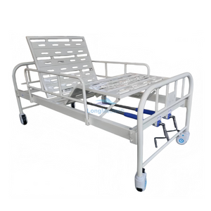 LEB-1218 Manual Medical Bed (with Side Rail and Caster)