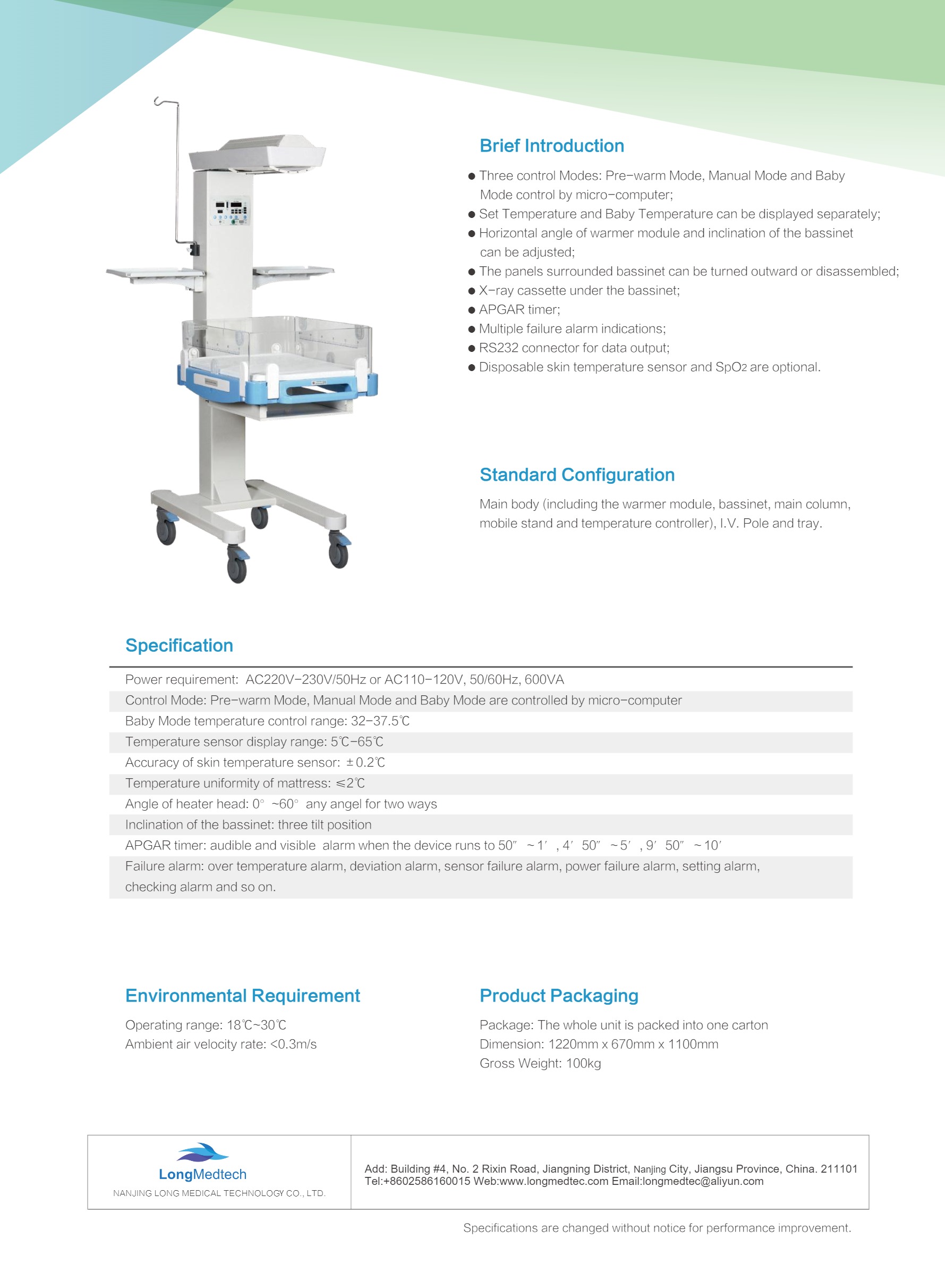 LBW-811 Infant Radiant Warmer-2