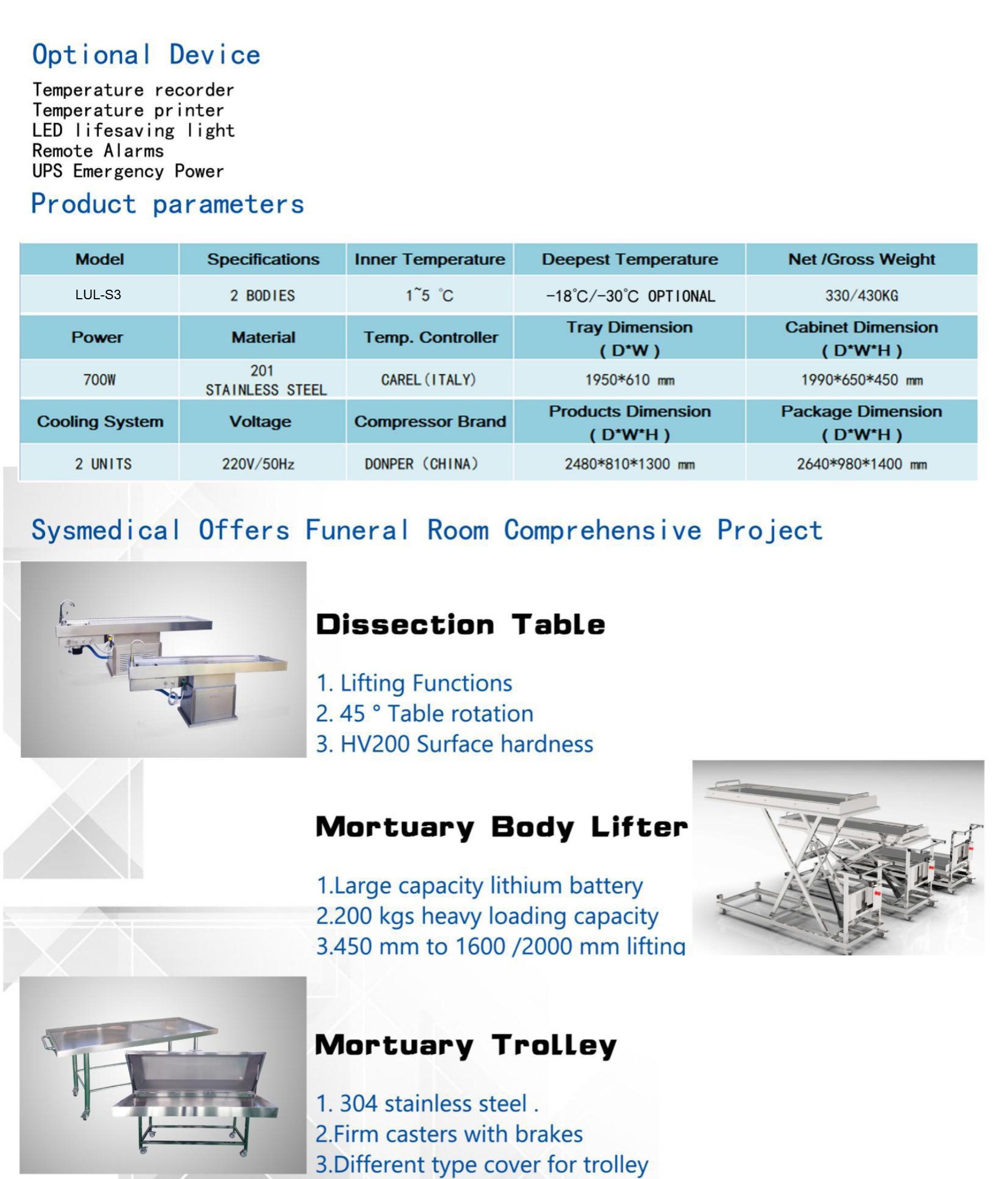 LUL-S3 Mortuary Freezer-4