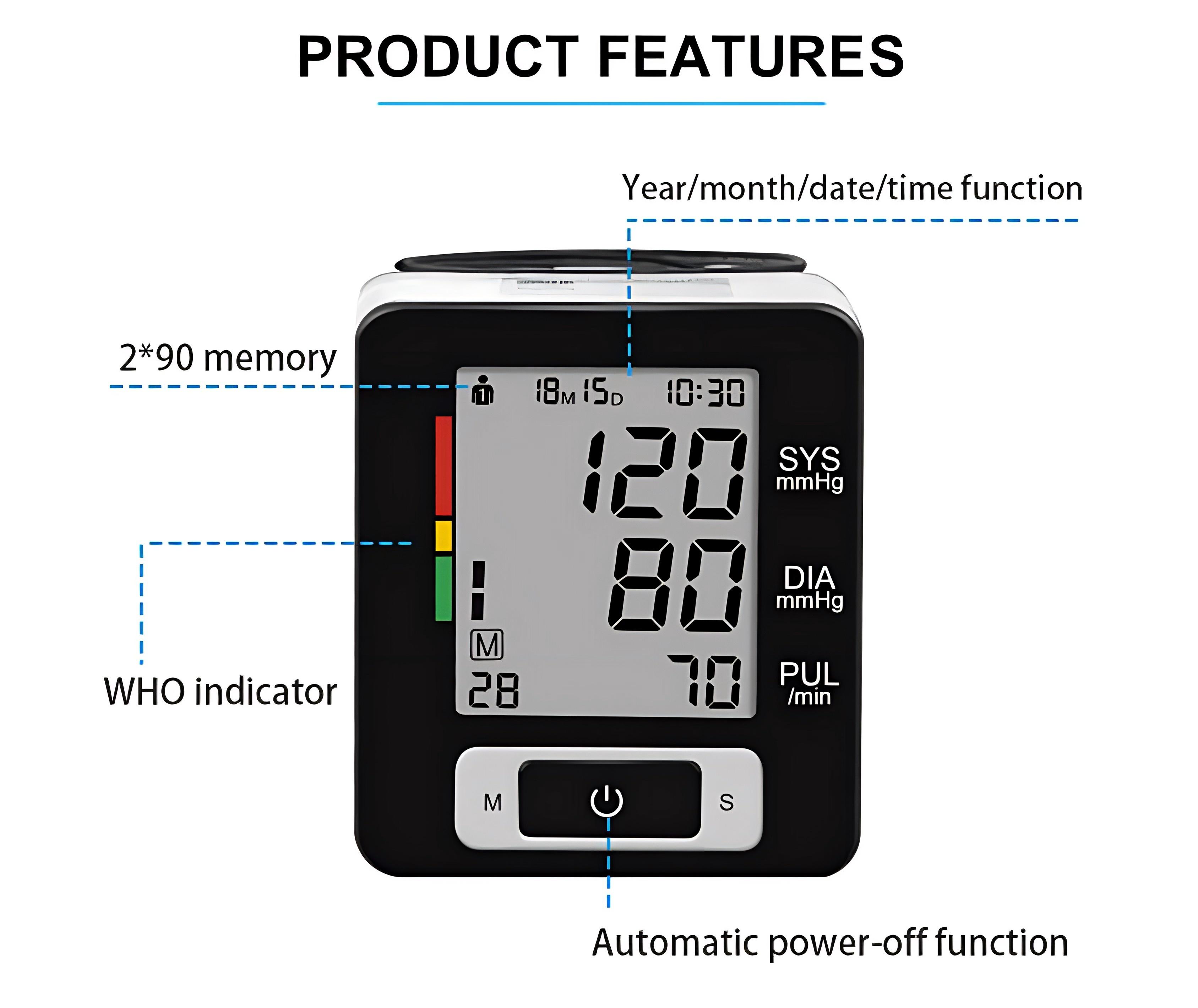 LCU-110 Wrist Blood Pressure Monitor -2