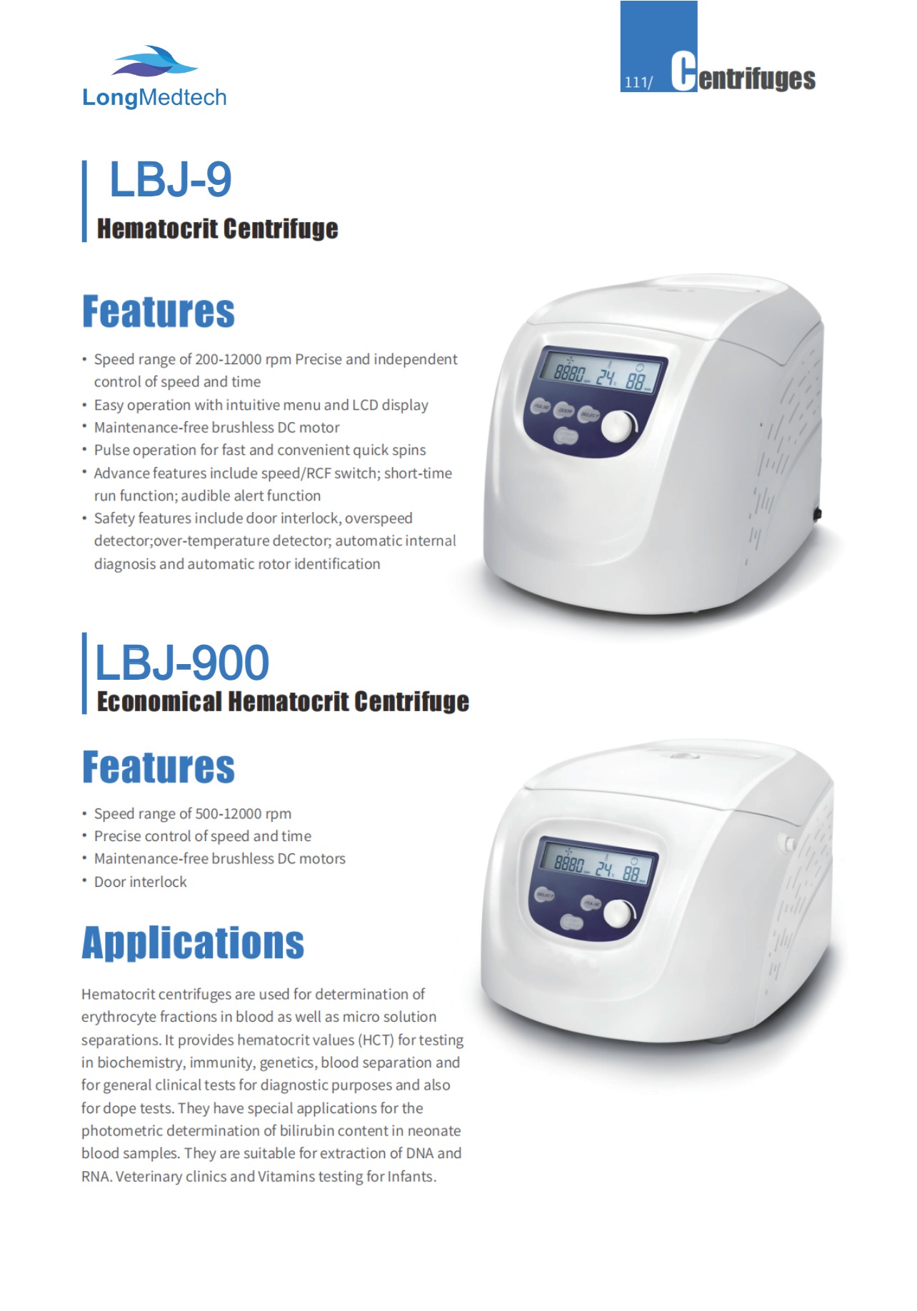LBJ-9 LBJ-900 Hematocrit Centrifuge-(1)-1