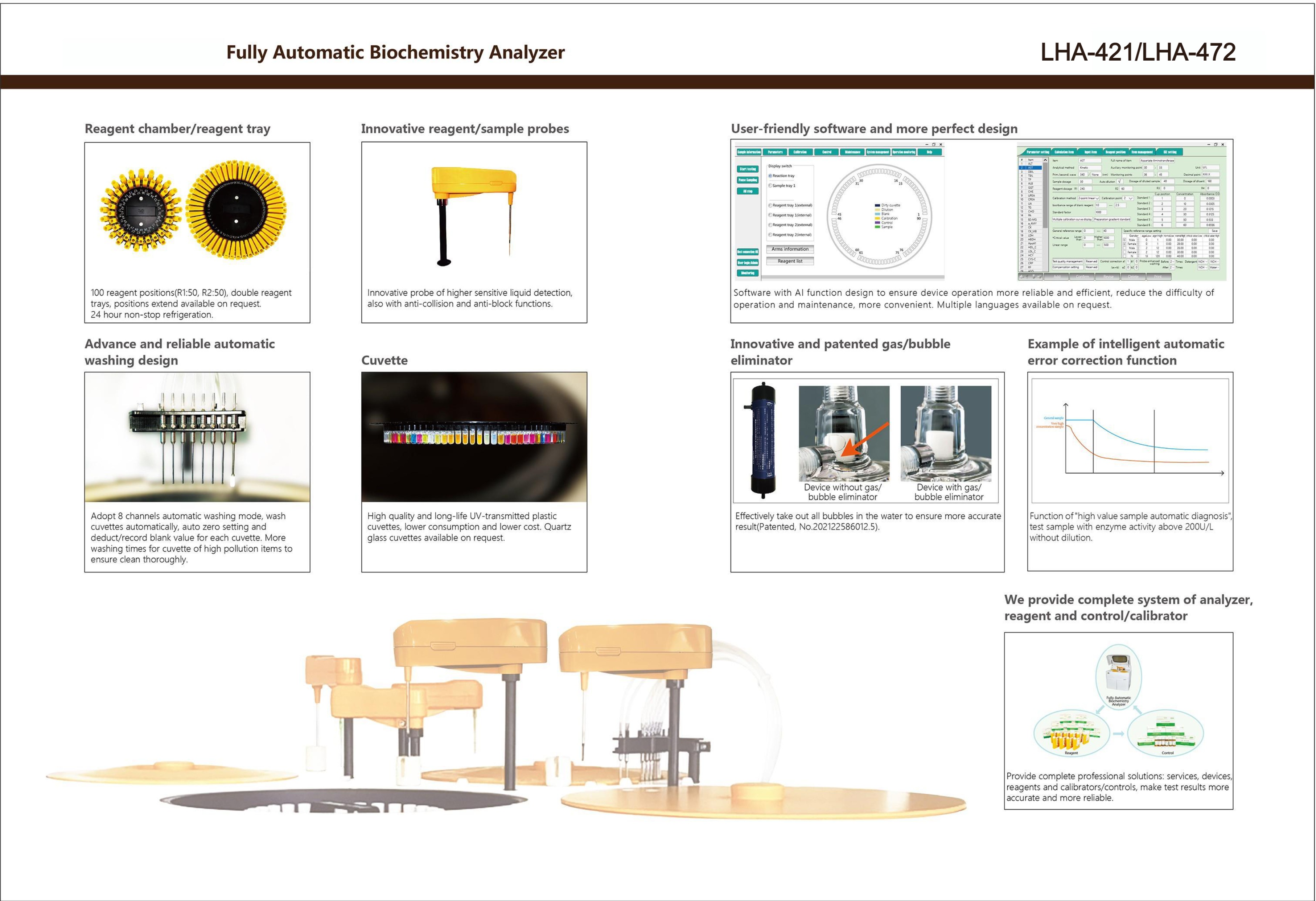 LHA-421 LHA-472 Fully Automatic Biochemistry Analyzer-2
