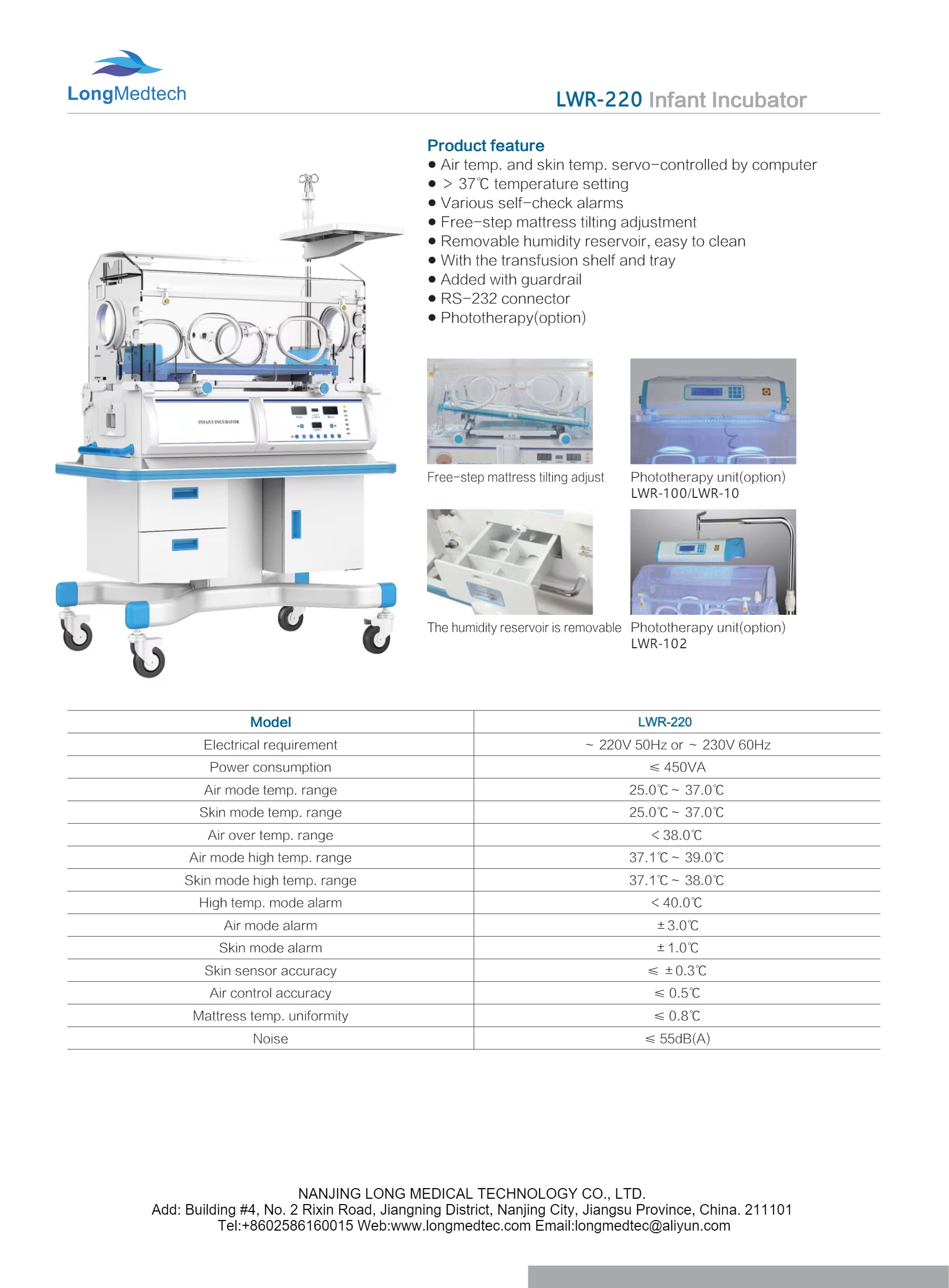 LWR-220 Infant Incubator-1