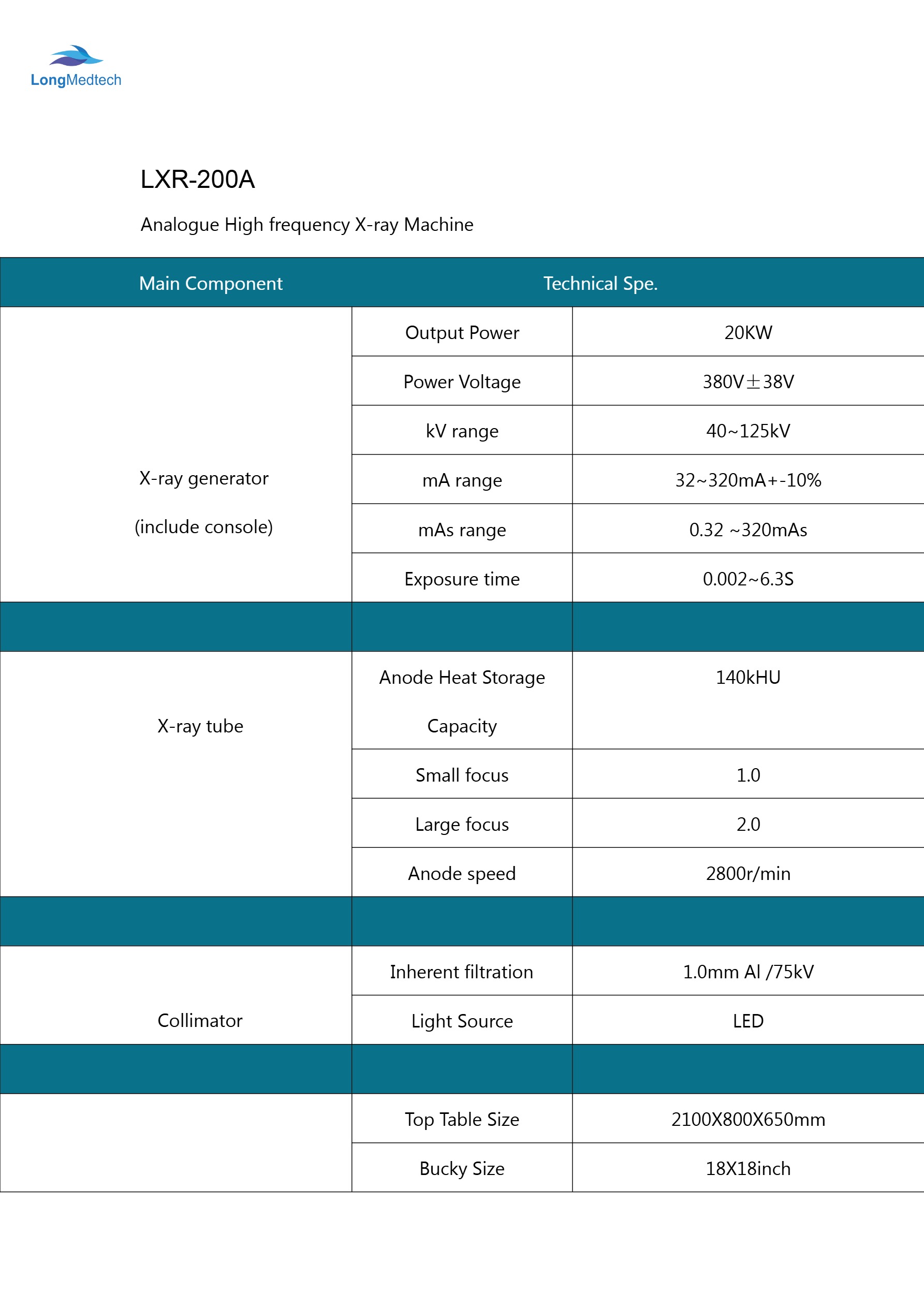 LXR-200A Analogue High frequency X-ray Machine-1