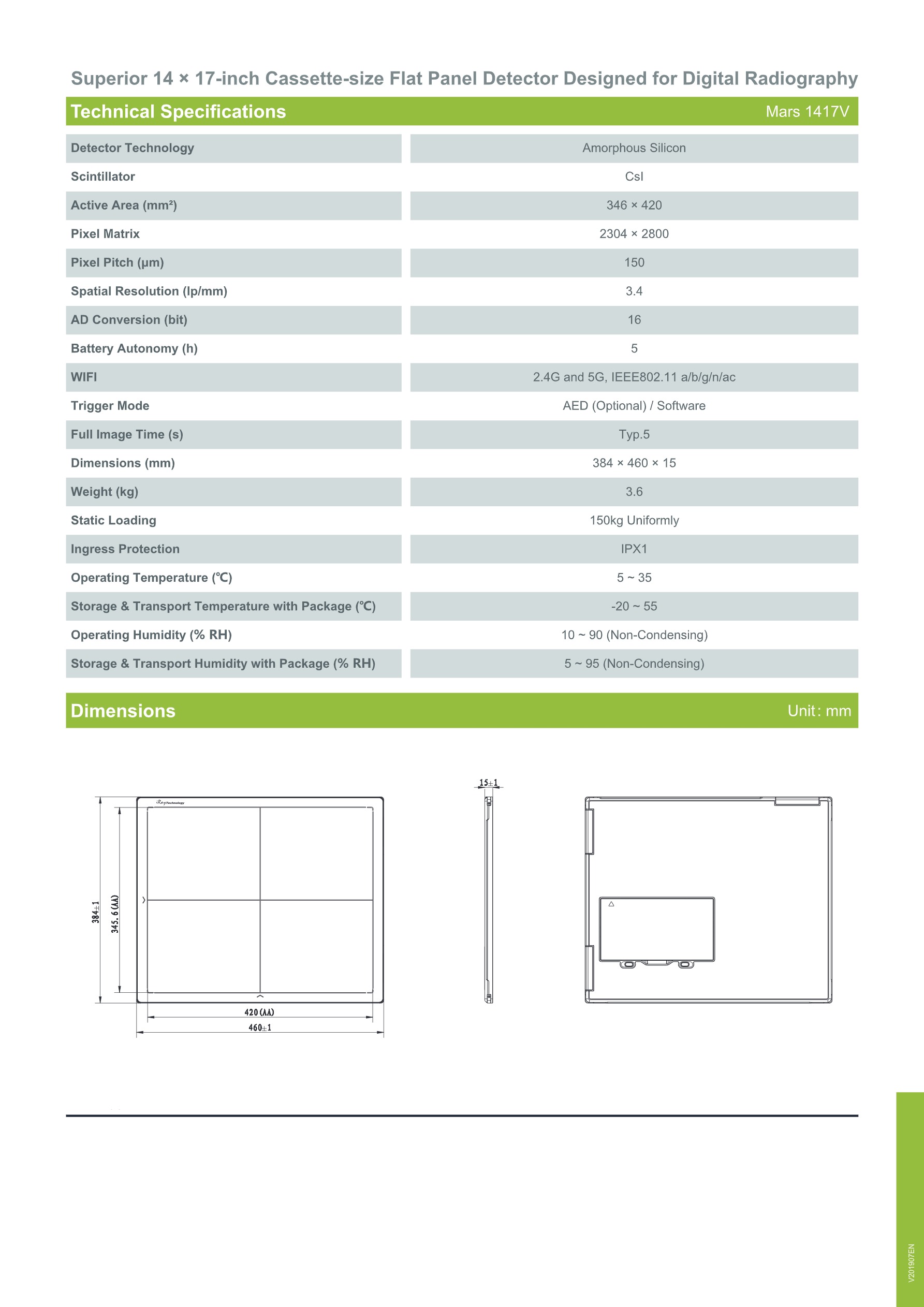 Mars 1417V Flat Panel Detector-2