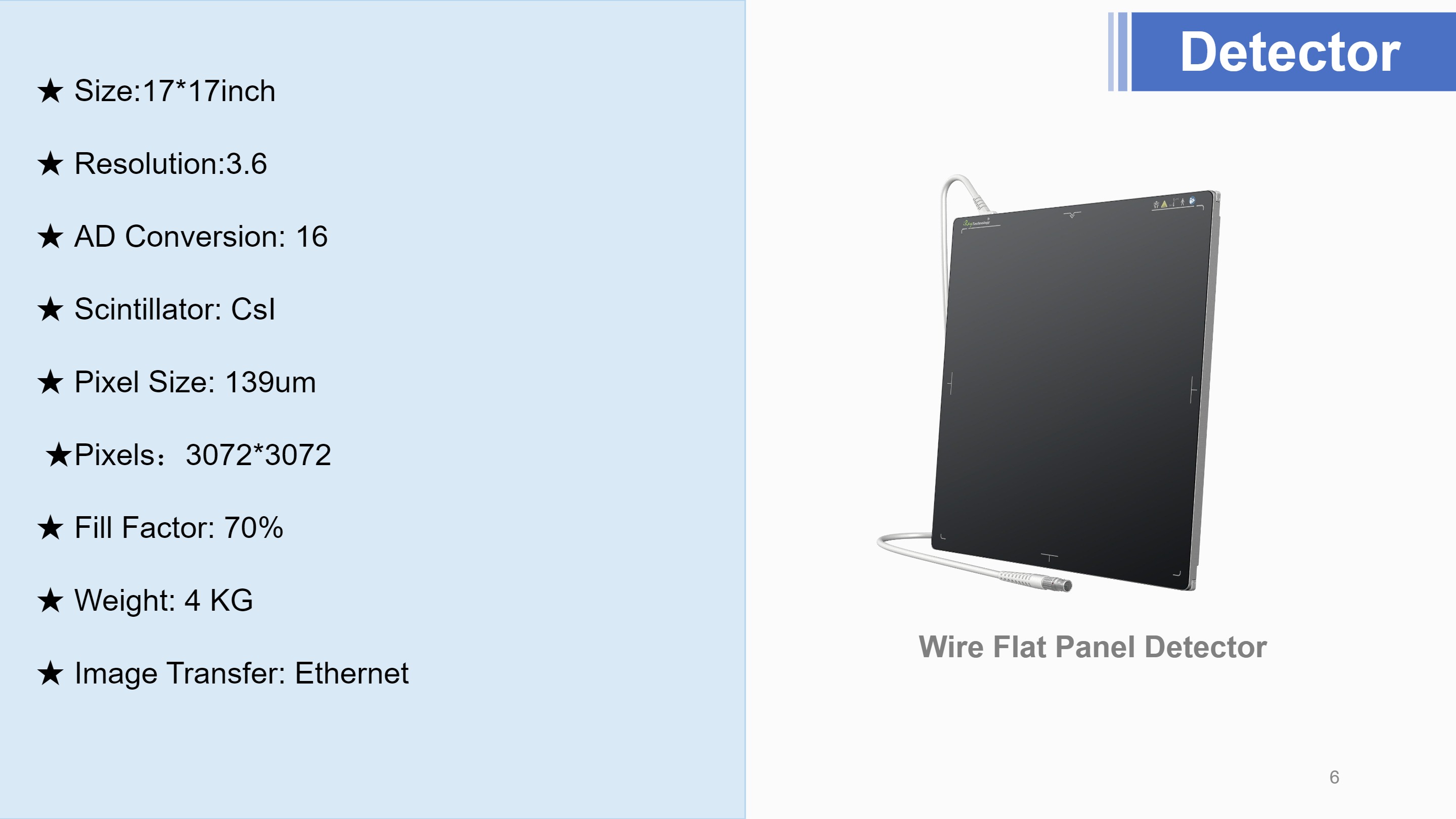 LXR-160 Wire Flat Panel Detector-6