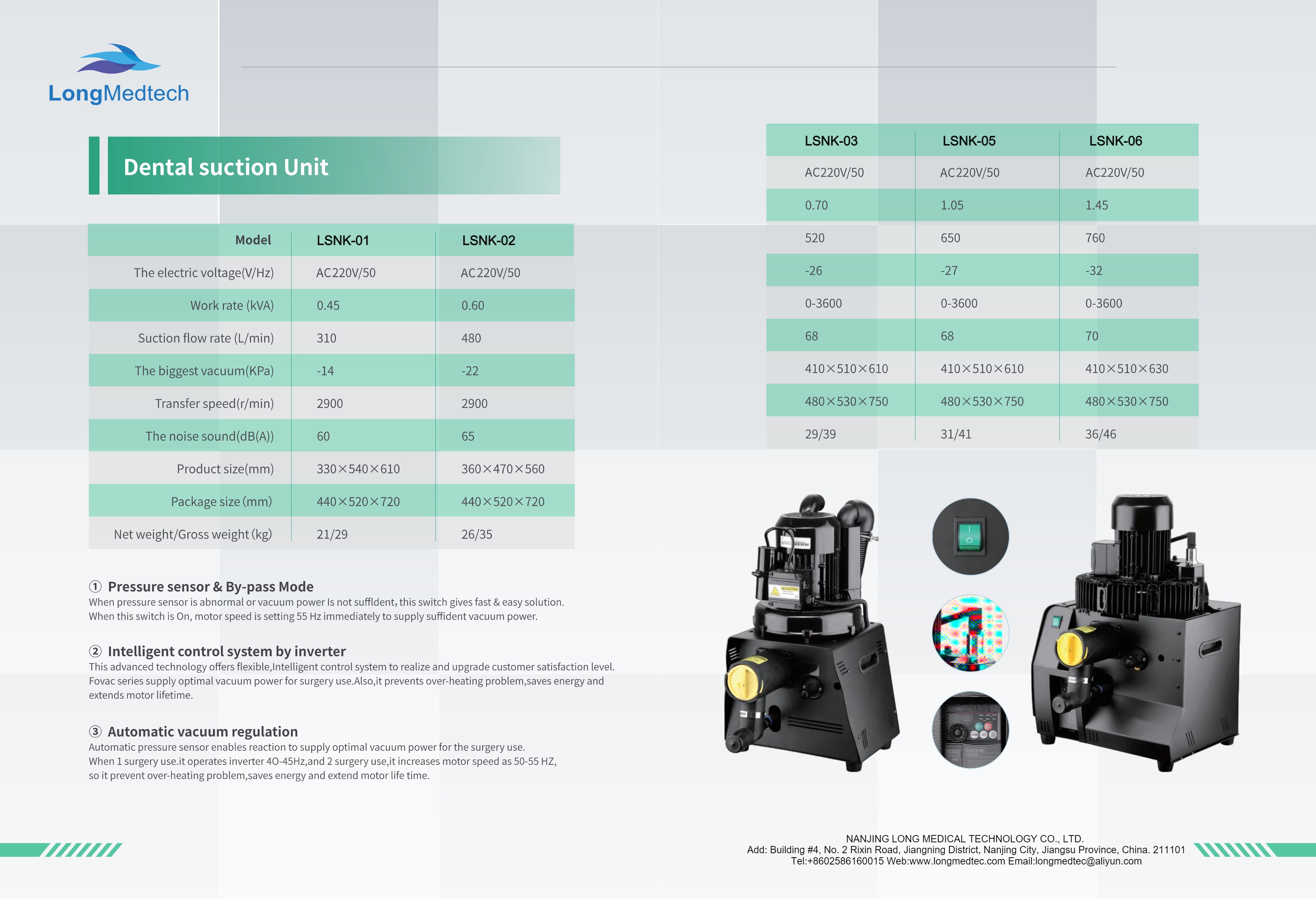 LSNK-01 LSNK-02 LSNK-03 LSNK-05 LSNK-06 Dental Suction Unit-1