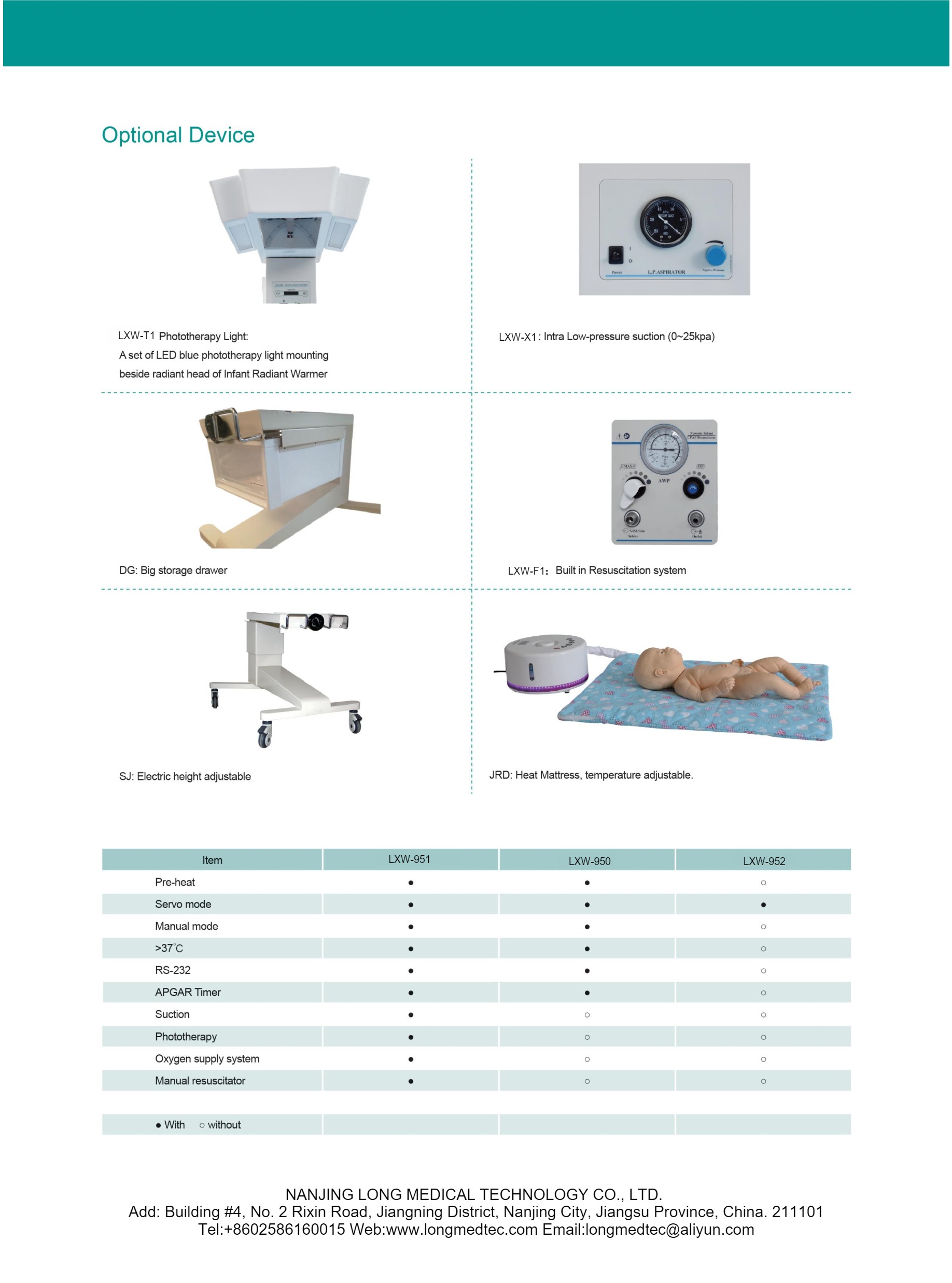 LXW-952 Infant Radiant Warmer-2