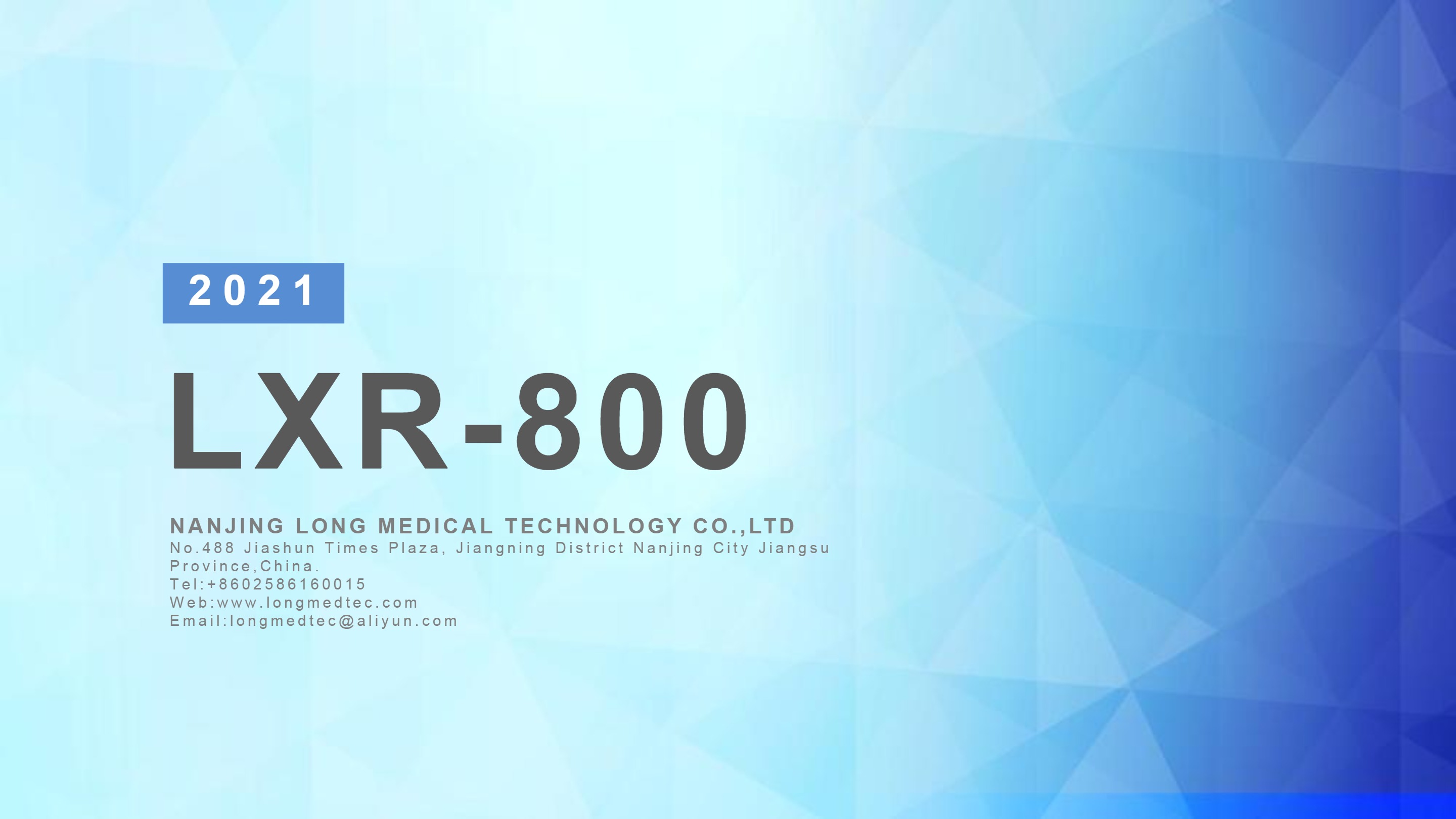 Appareil &agrave; rayons X portable LXR-800 (analogique)-1