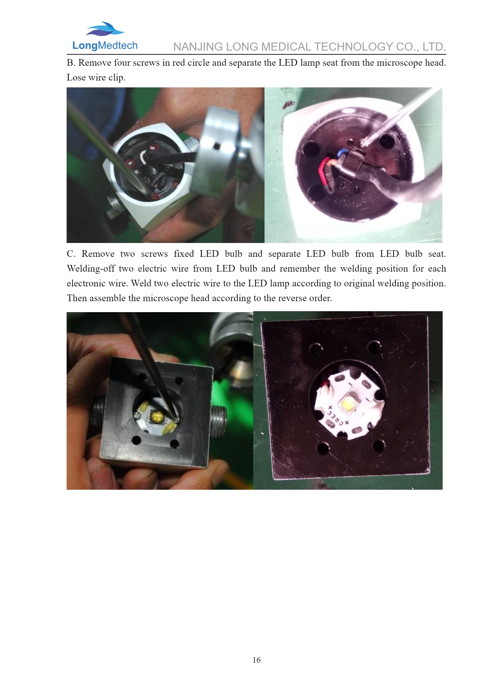 LYC120 LYC130 Operation Microscope Use Manual (1)-18