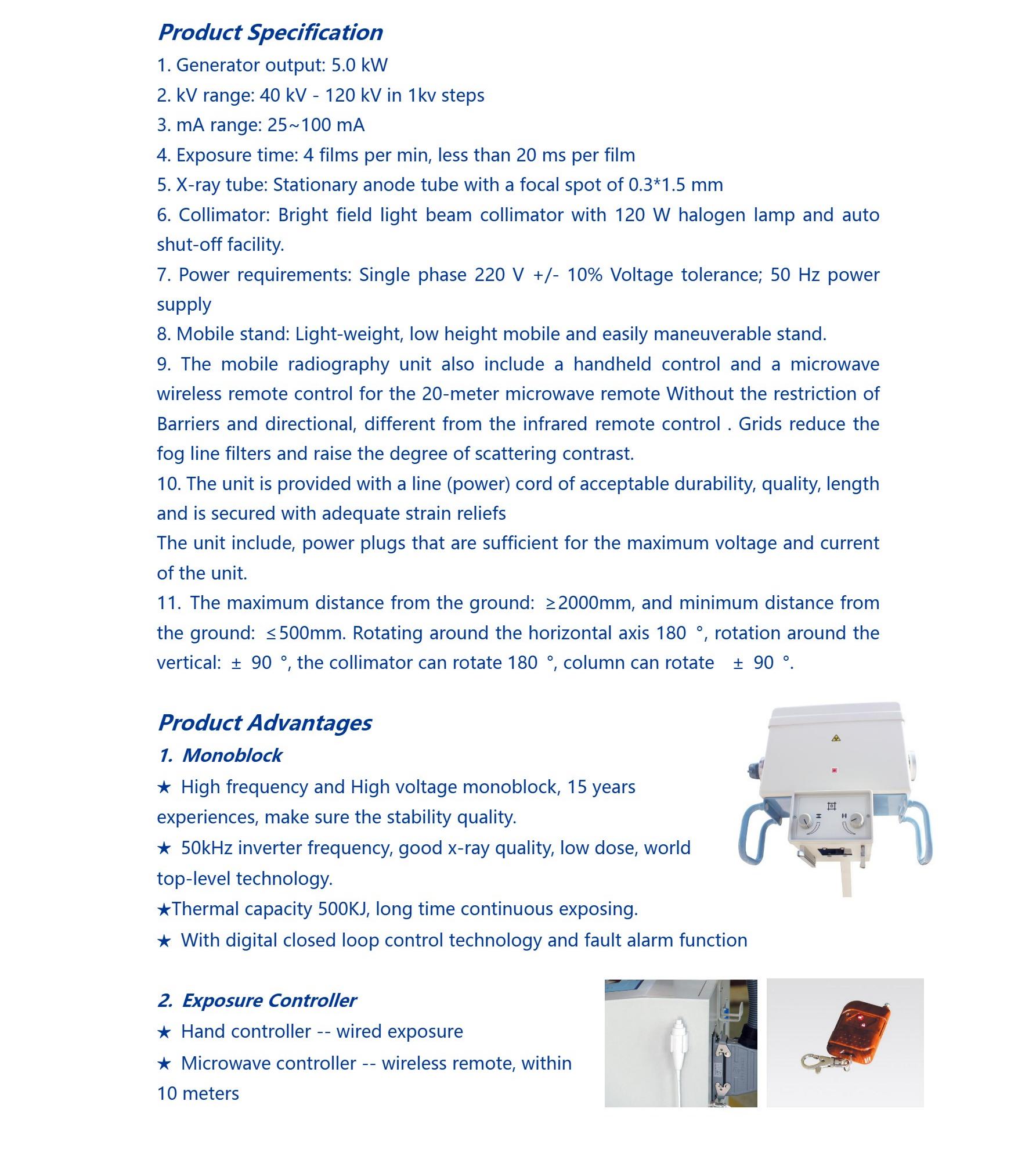 LXR2500 Digital Mobile X-Ray Machine-3