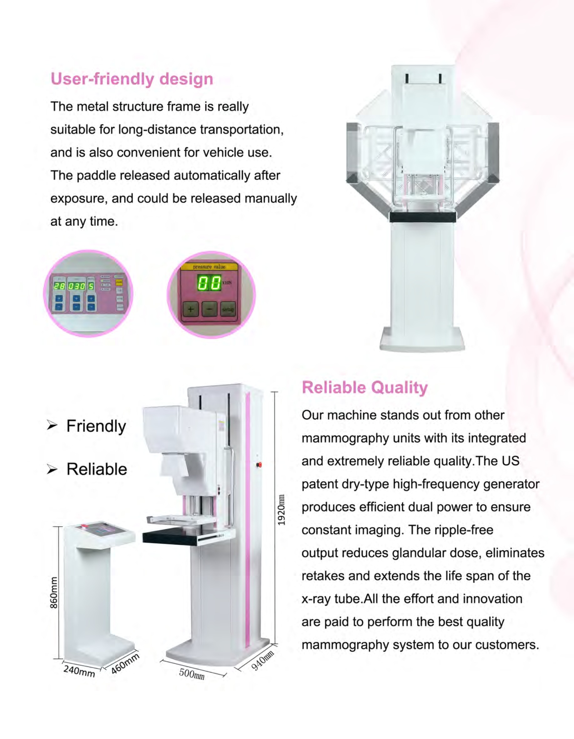 LXR19 Analog Mammography System-2