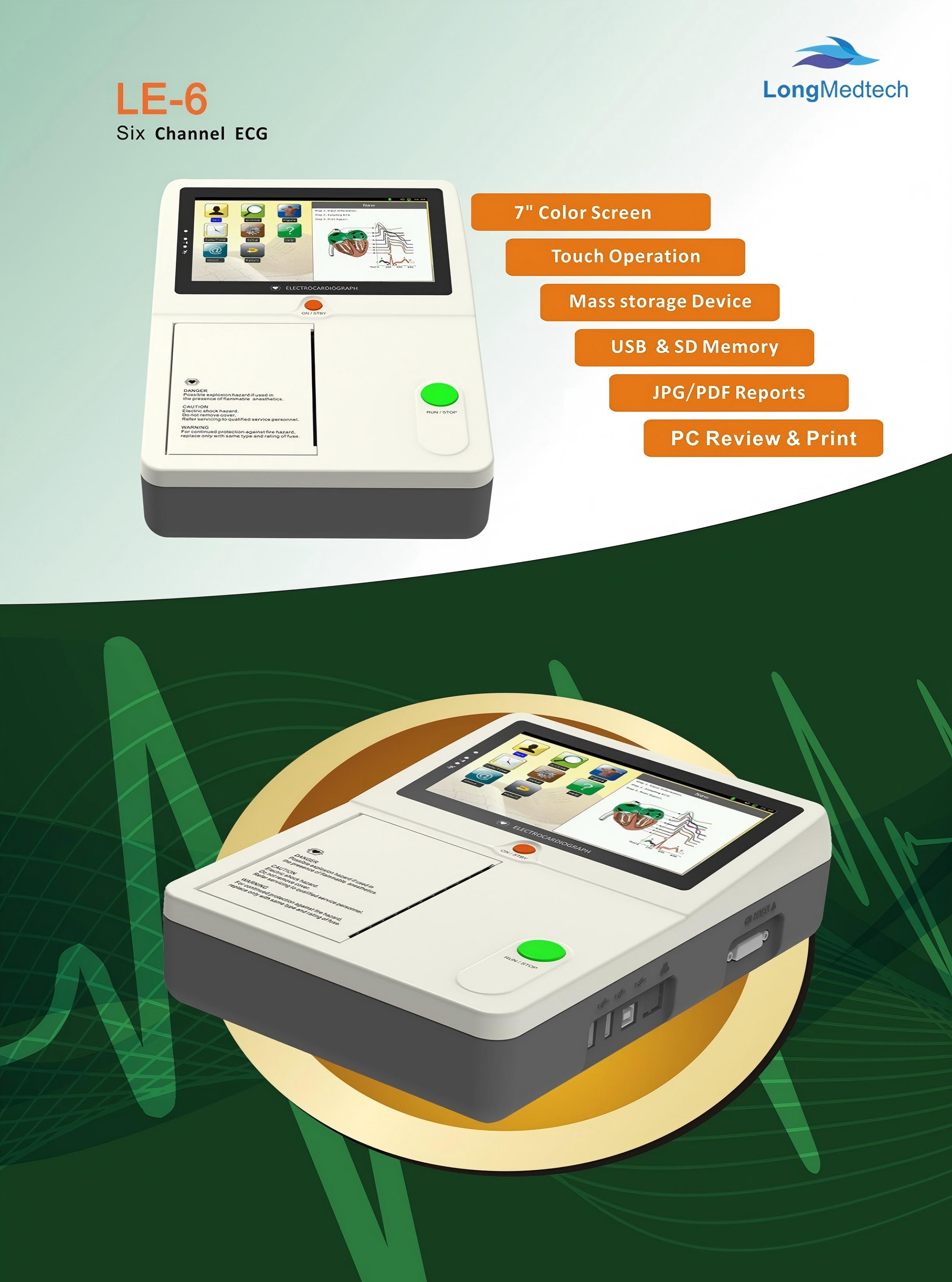 LE-6 Six Channel ECG-1