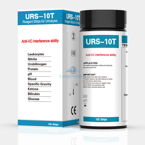URS-10T 10-Parameter Urine Test Strip