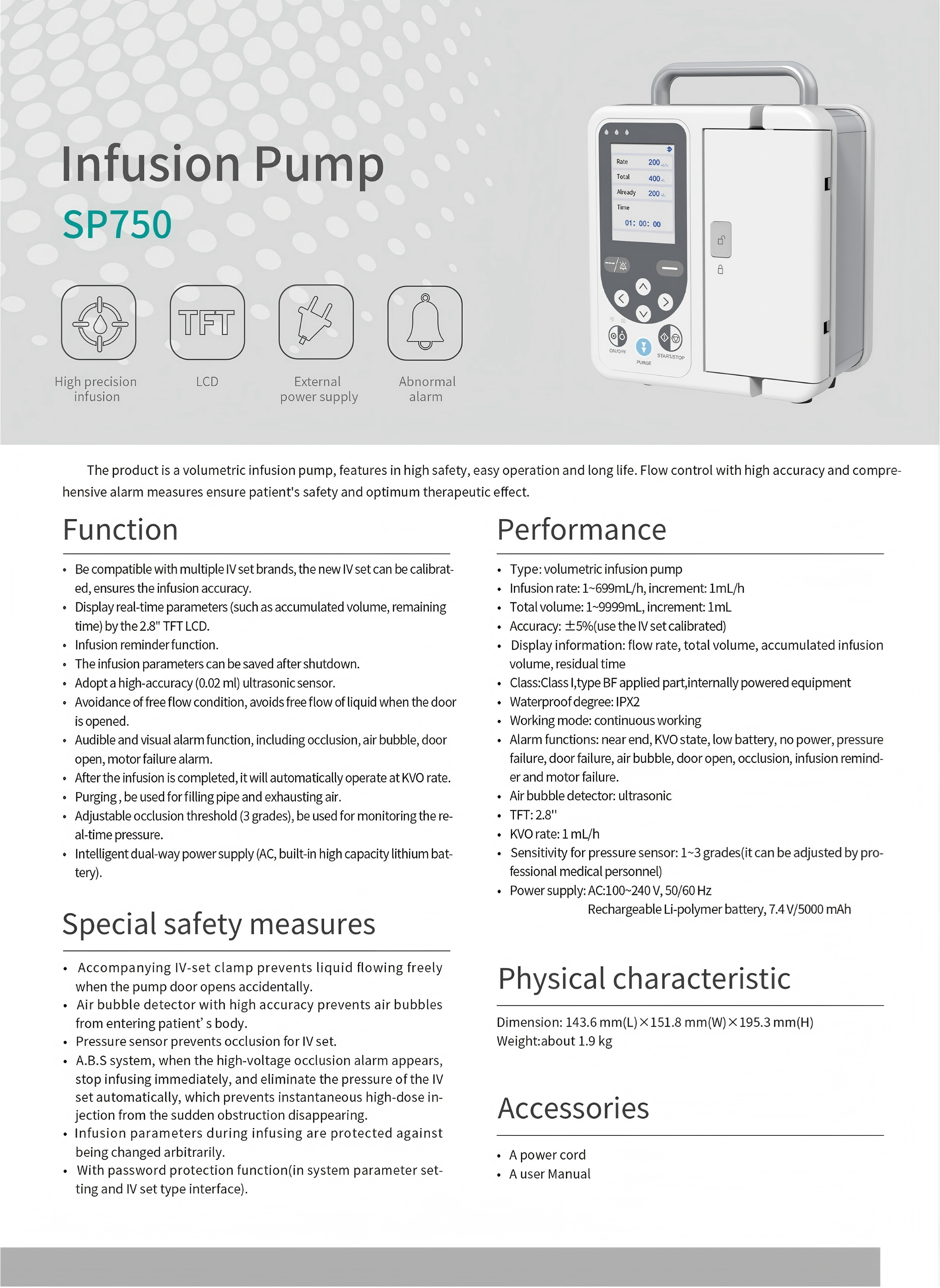 SP750 Infusion Pump-1