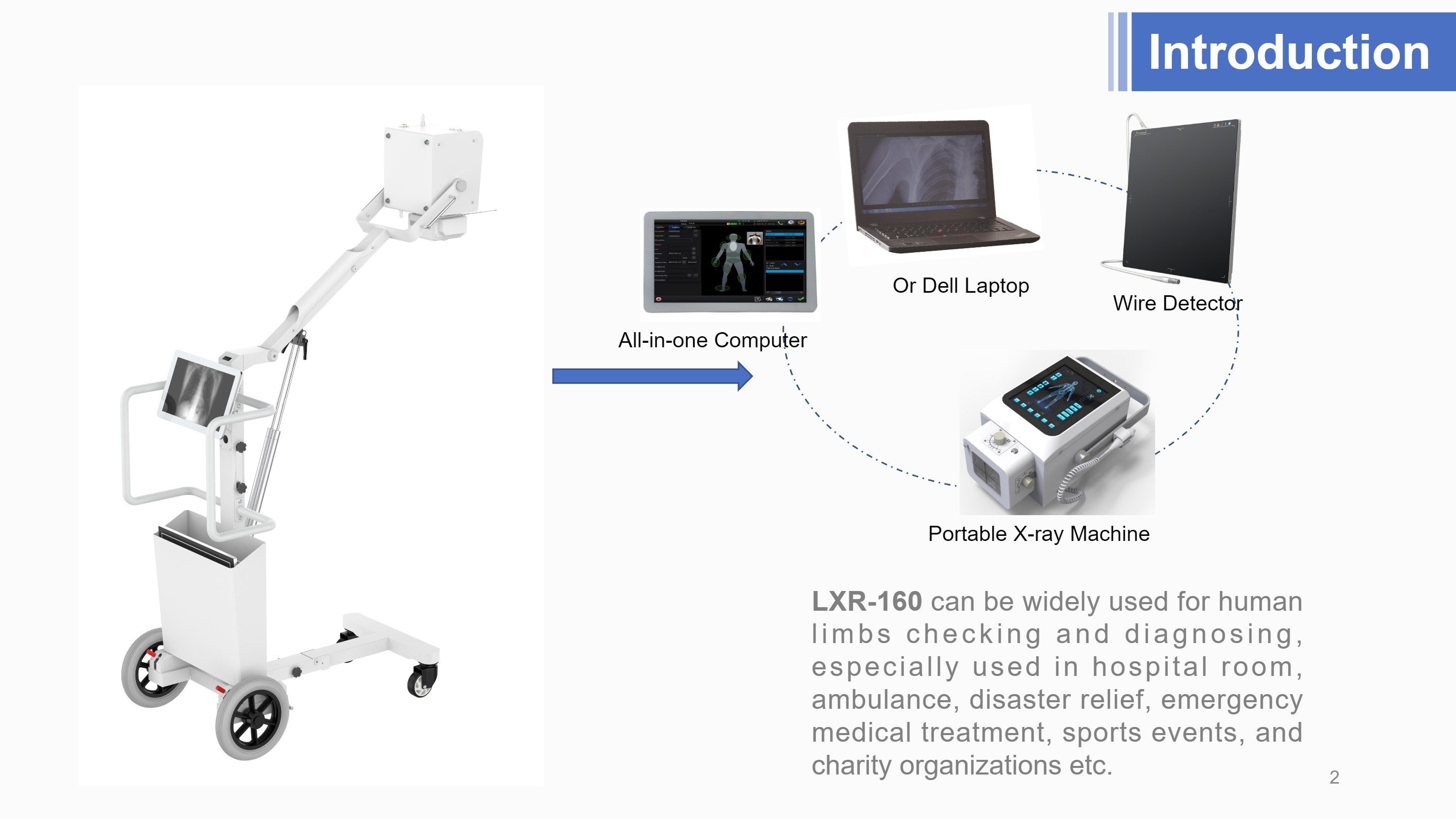 LXR-160 Wire Flat Panel Detector-2