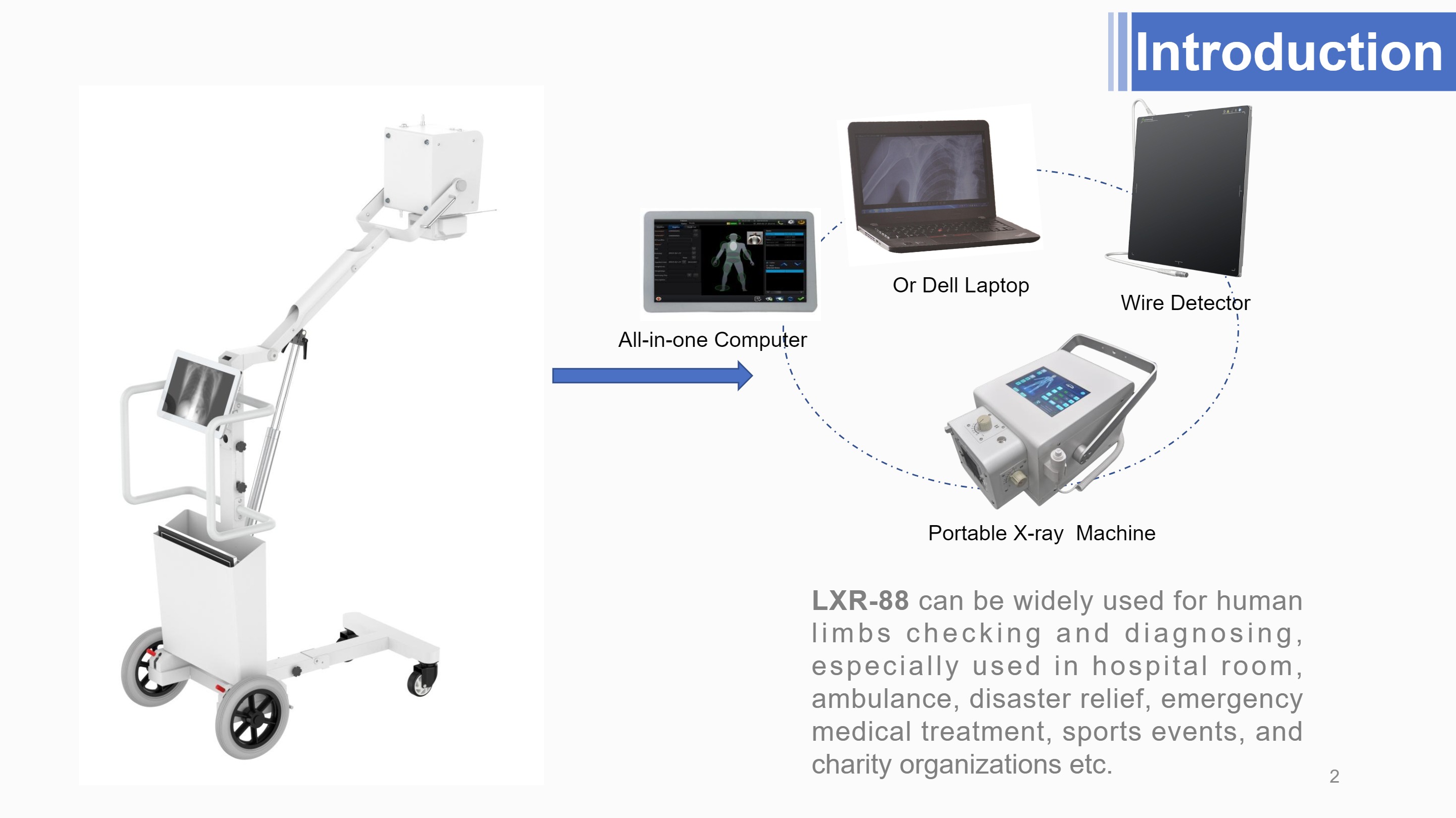 LXR-88 Wire Flat Panel Detector-2