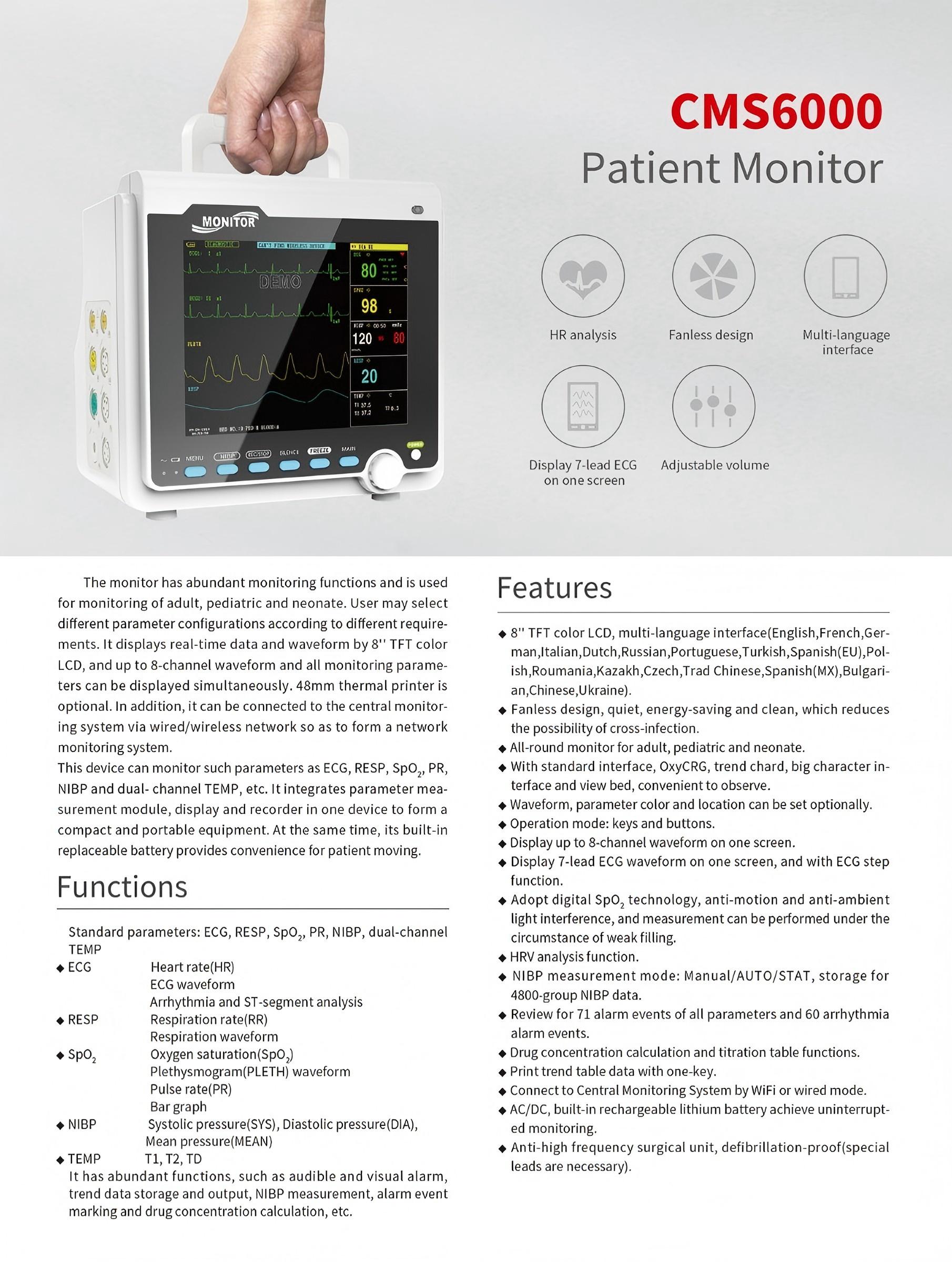 CMS6000 Patient Monitor-1