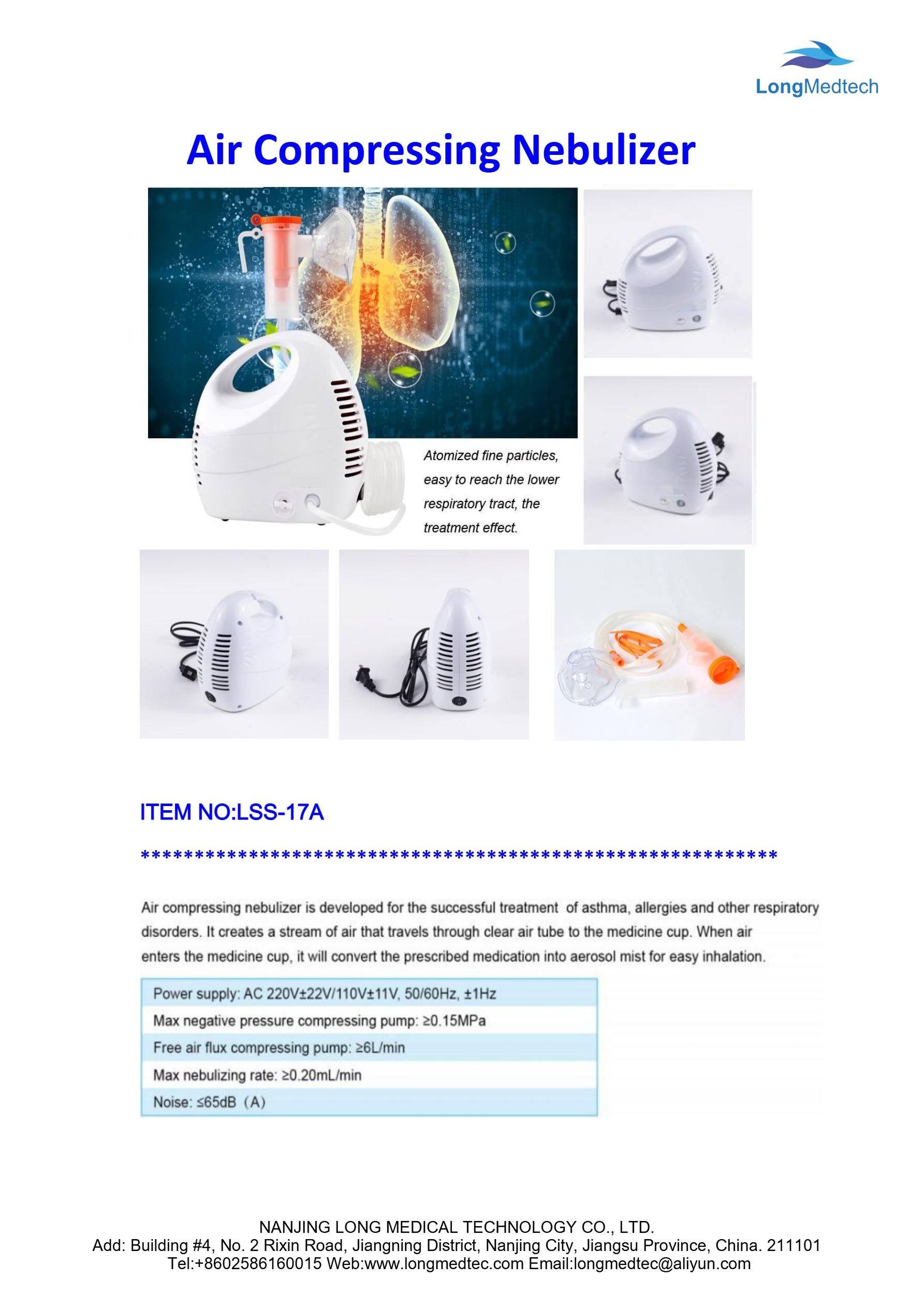 LSS-17A AirCompressingNebulizer