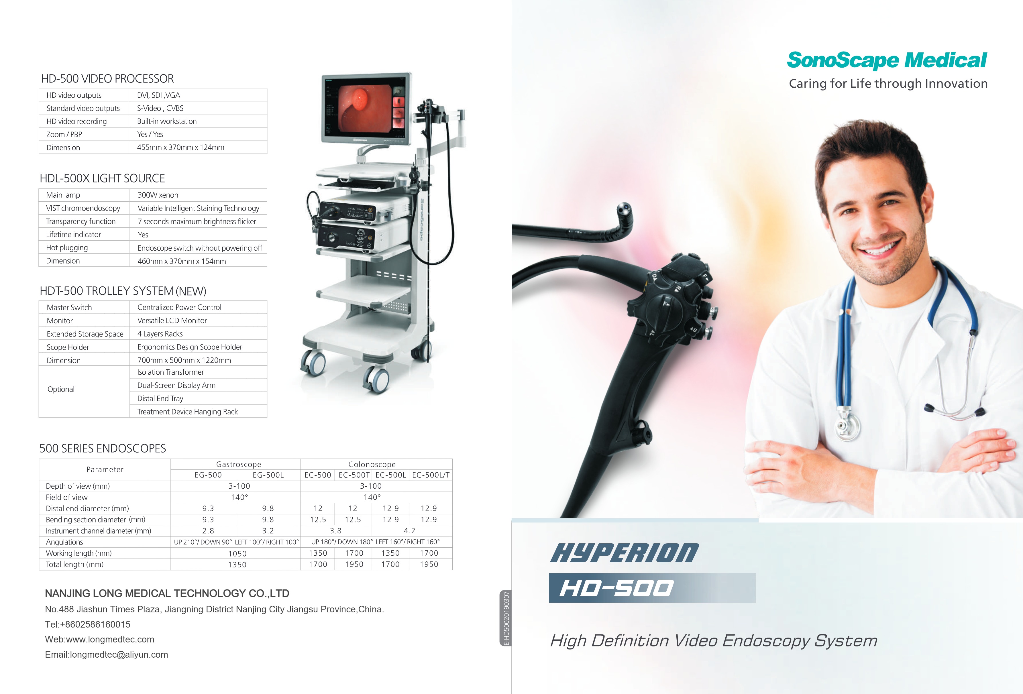 HD-500 High Definition Video Endoscopy System-(1)-1