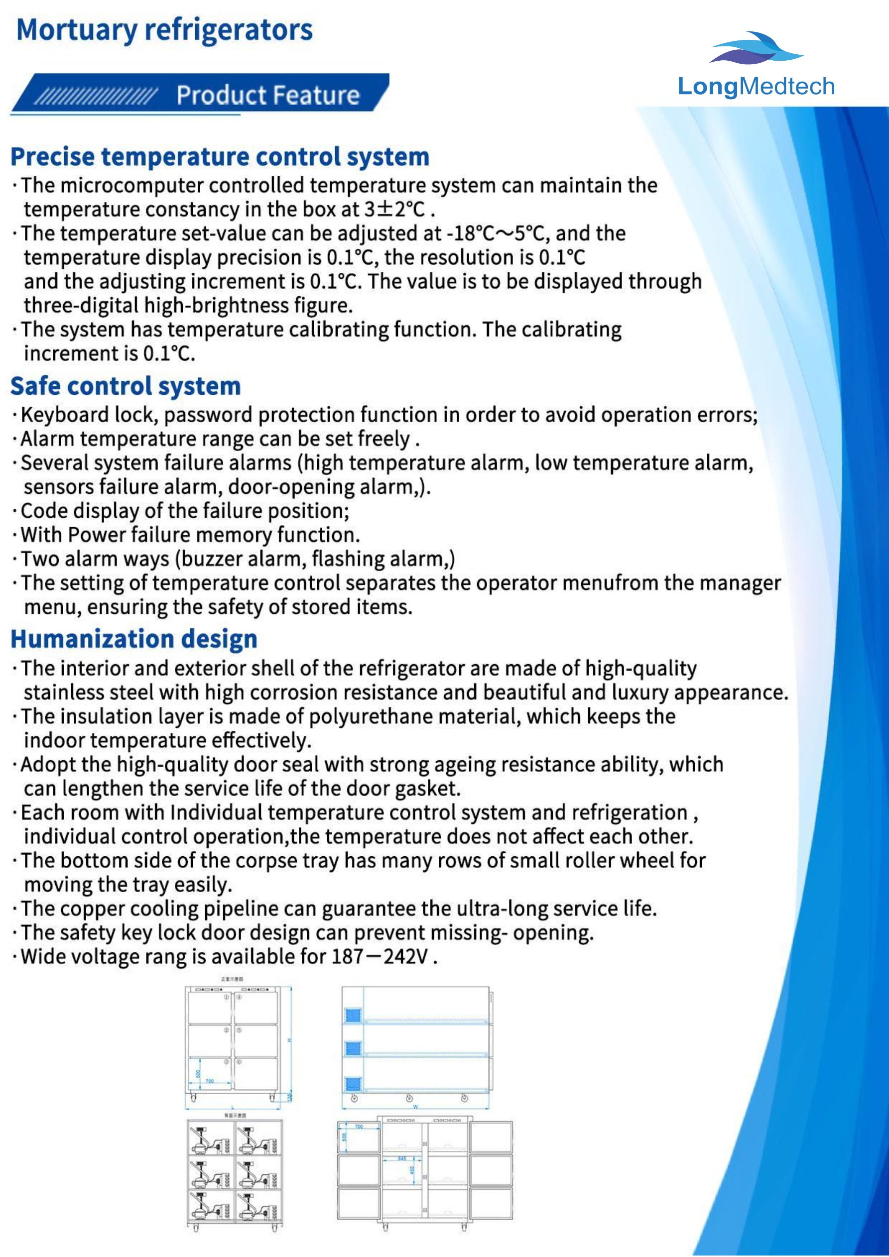 LMF6 Mortuary Refrigerators-2