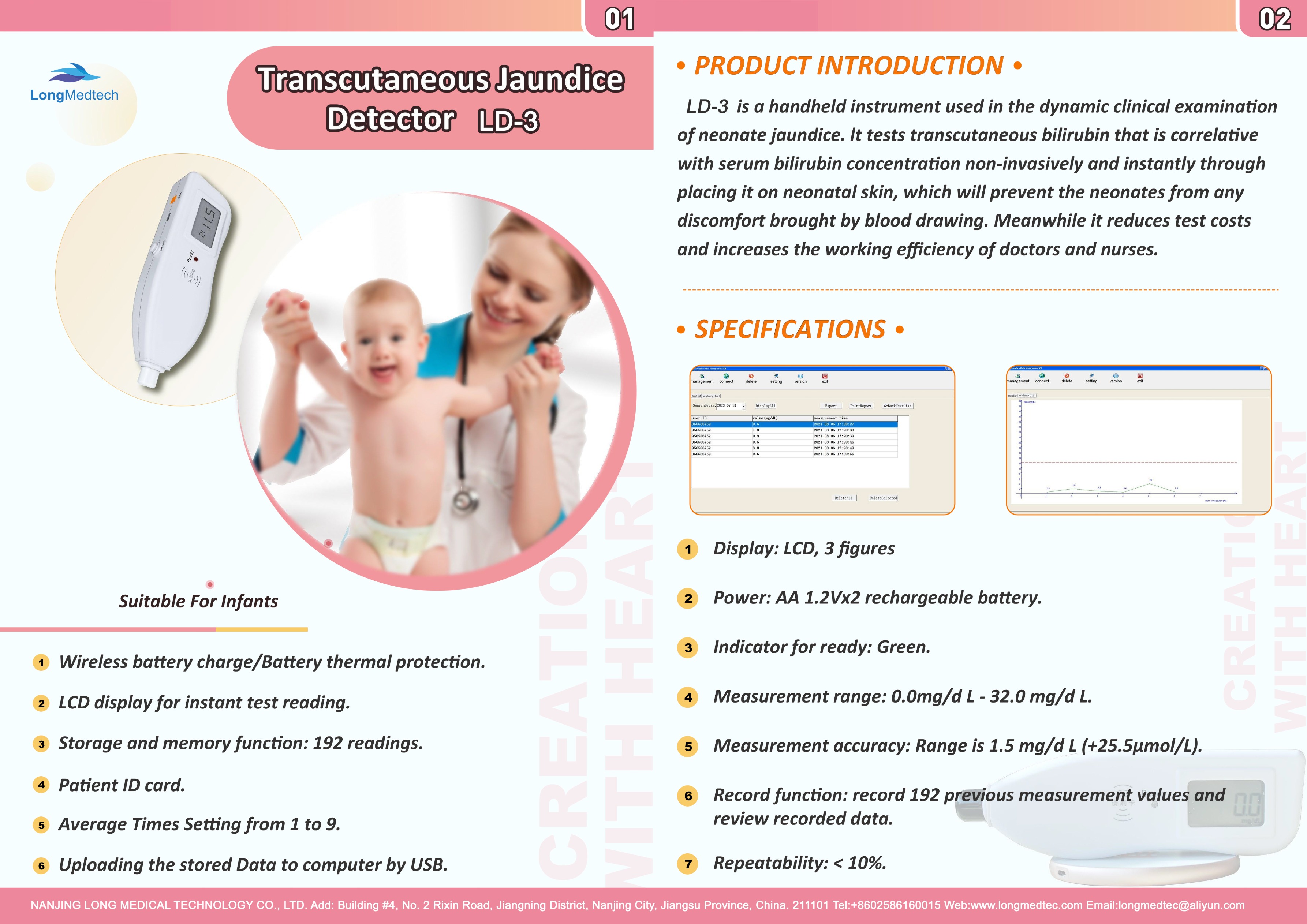 LD-3 Transcutaneous Jaundice Detector-1