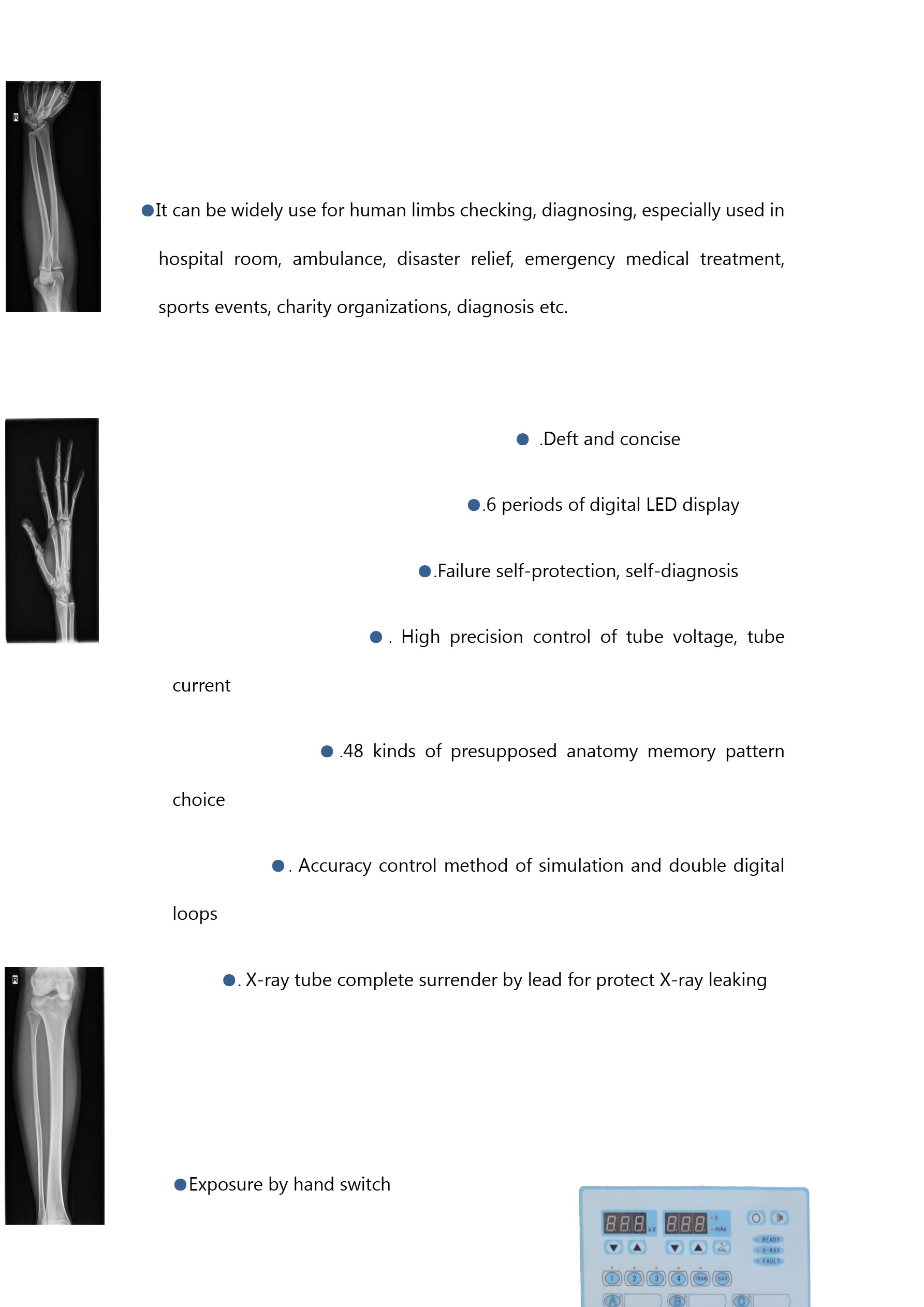 LXR-460 Portable X-ray Machine (Analogue)-4