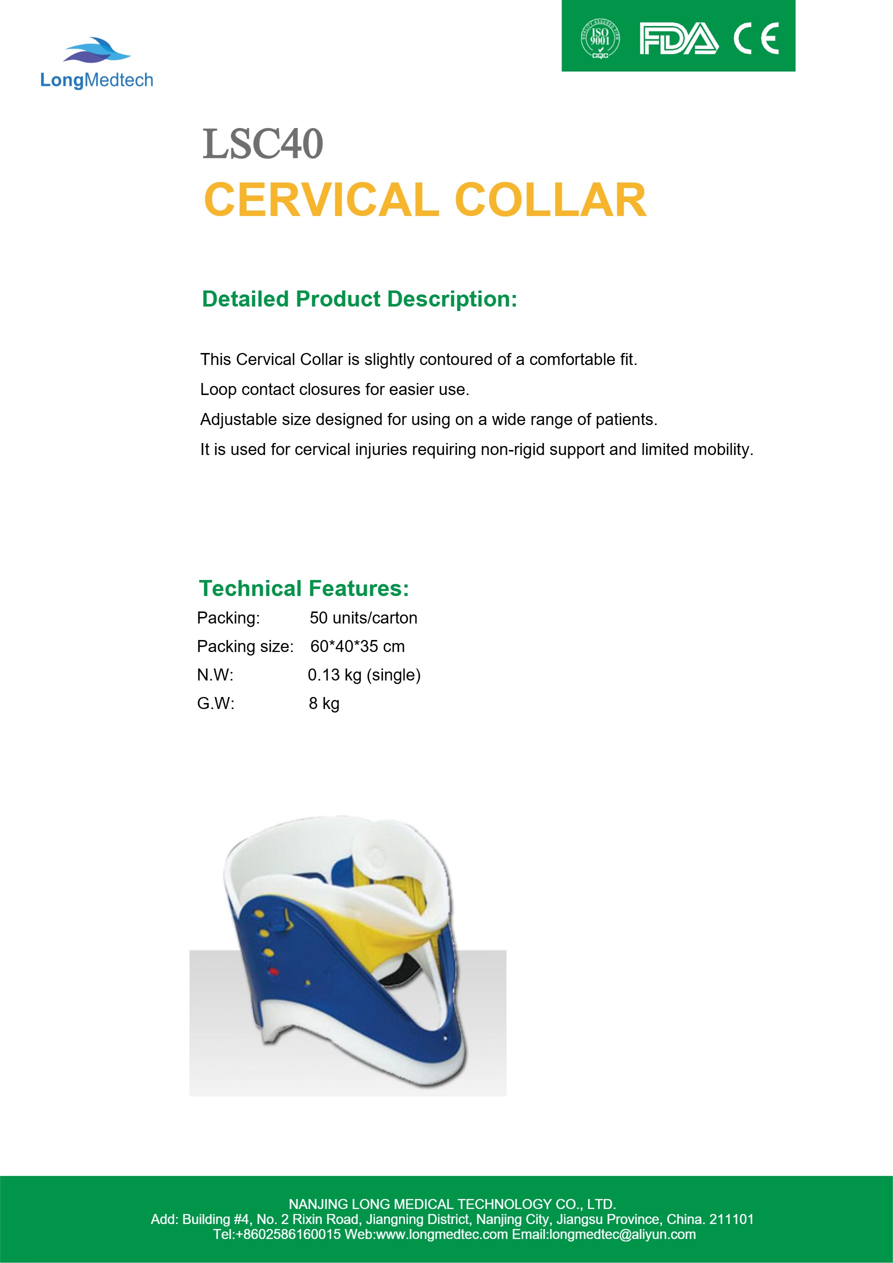 LSC40 Cervical Collar-1