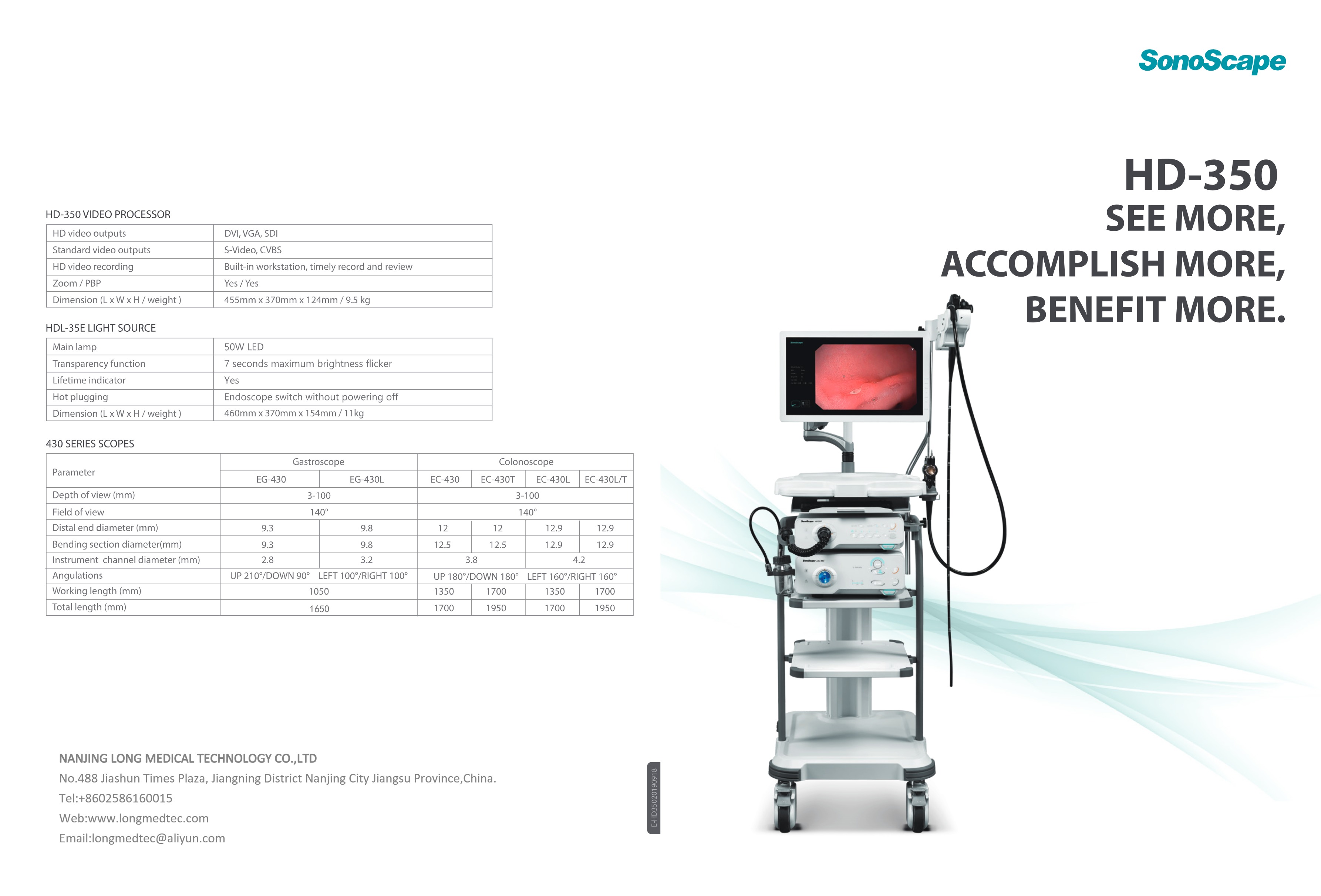 HD-350 High Definition Video Endoscopy System-(1)-1