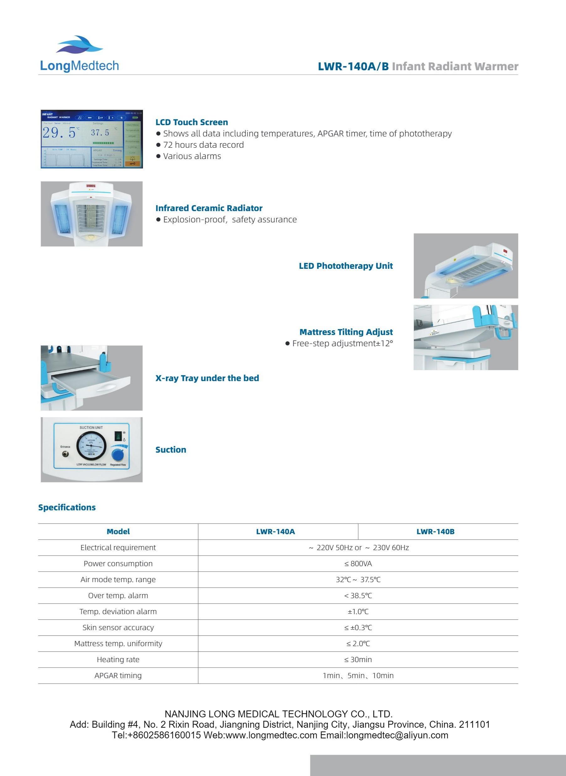 LWR-140A LWR-140B Infant Radiant Warmer-1