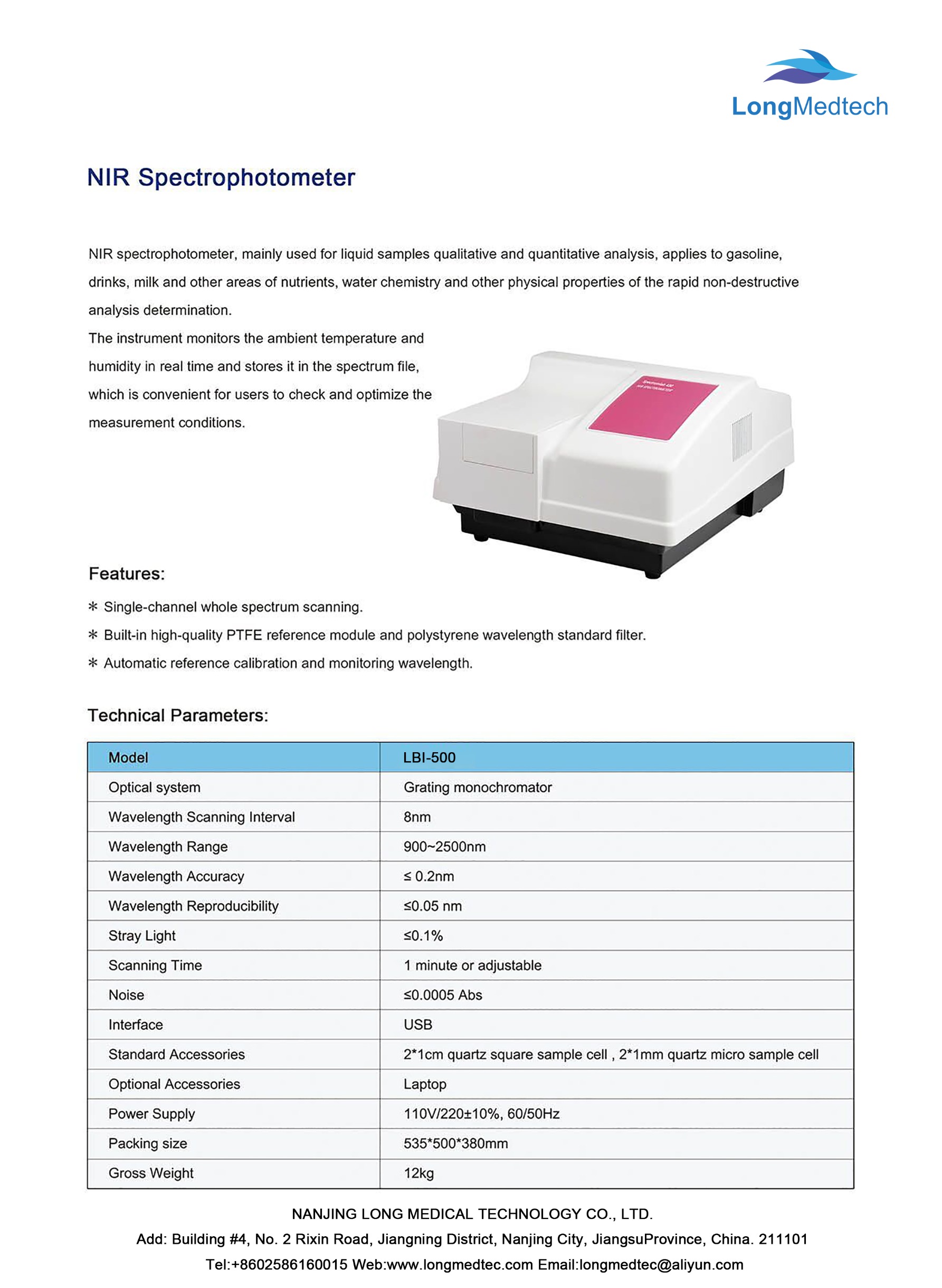 LBI-500 NIR Spectrophotometer-1