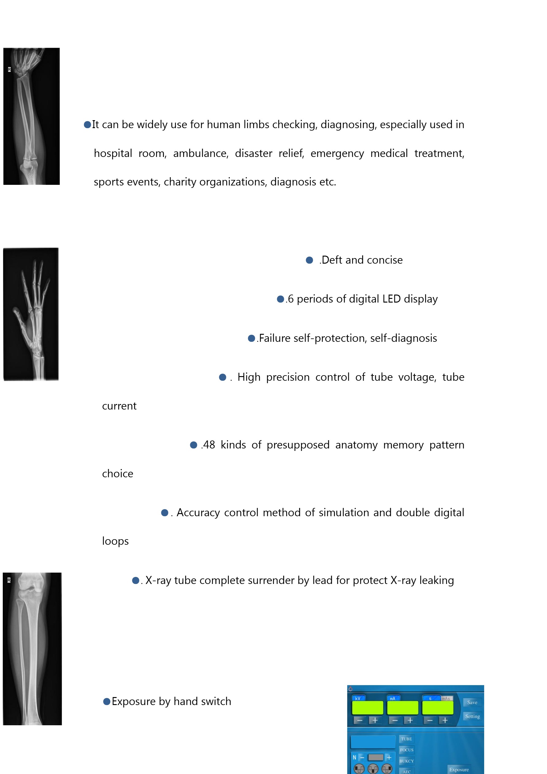 LXR-610 Portable X-ray Machine (Analogue)-4
