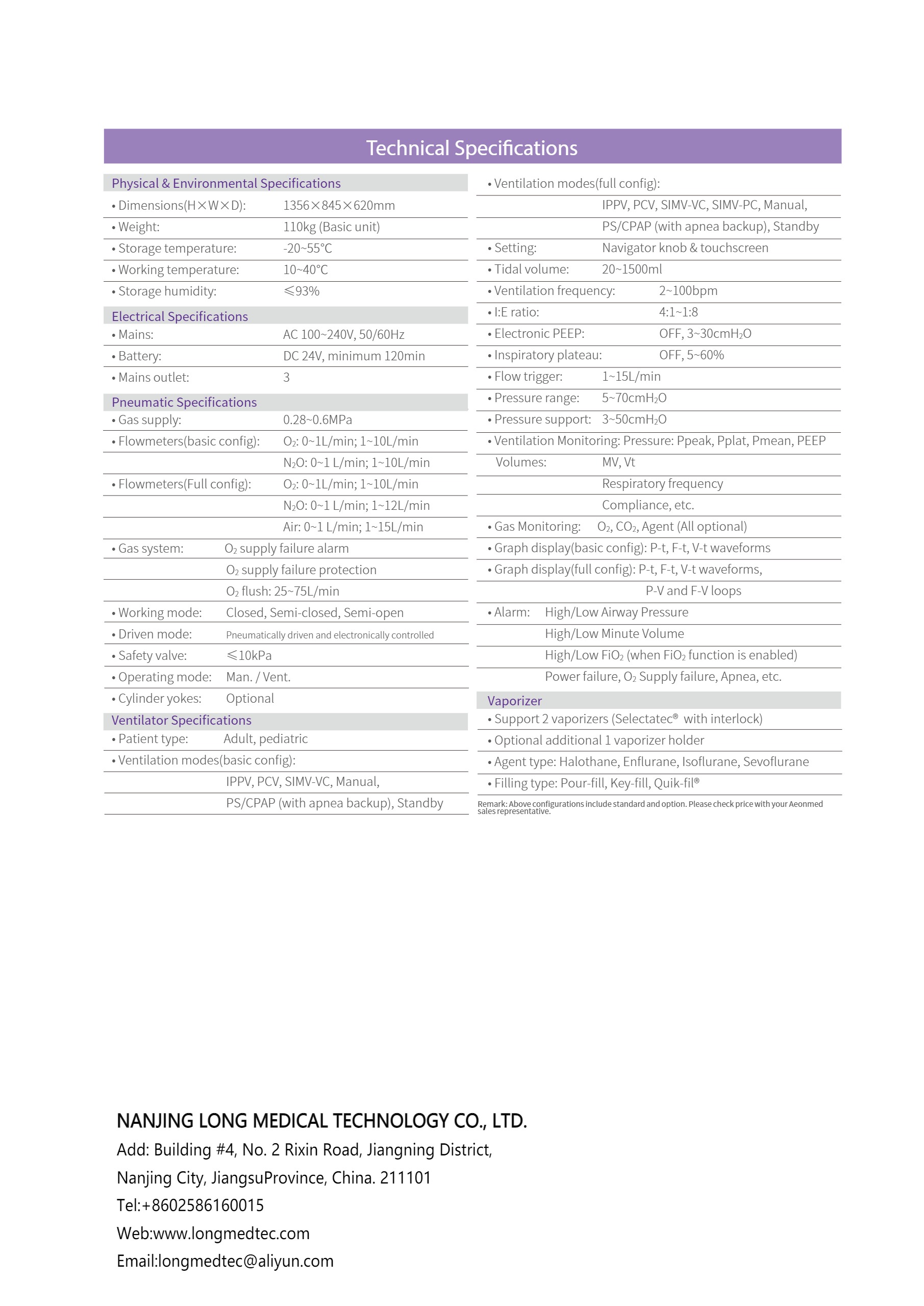 Aeon7200A Anesthesia Machine-4