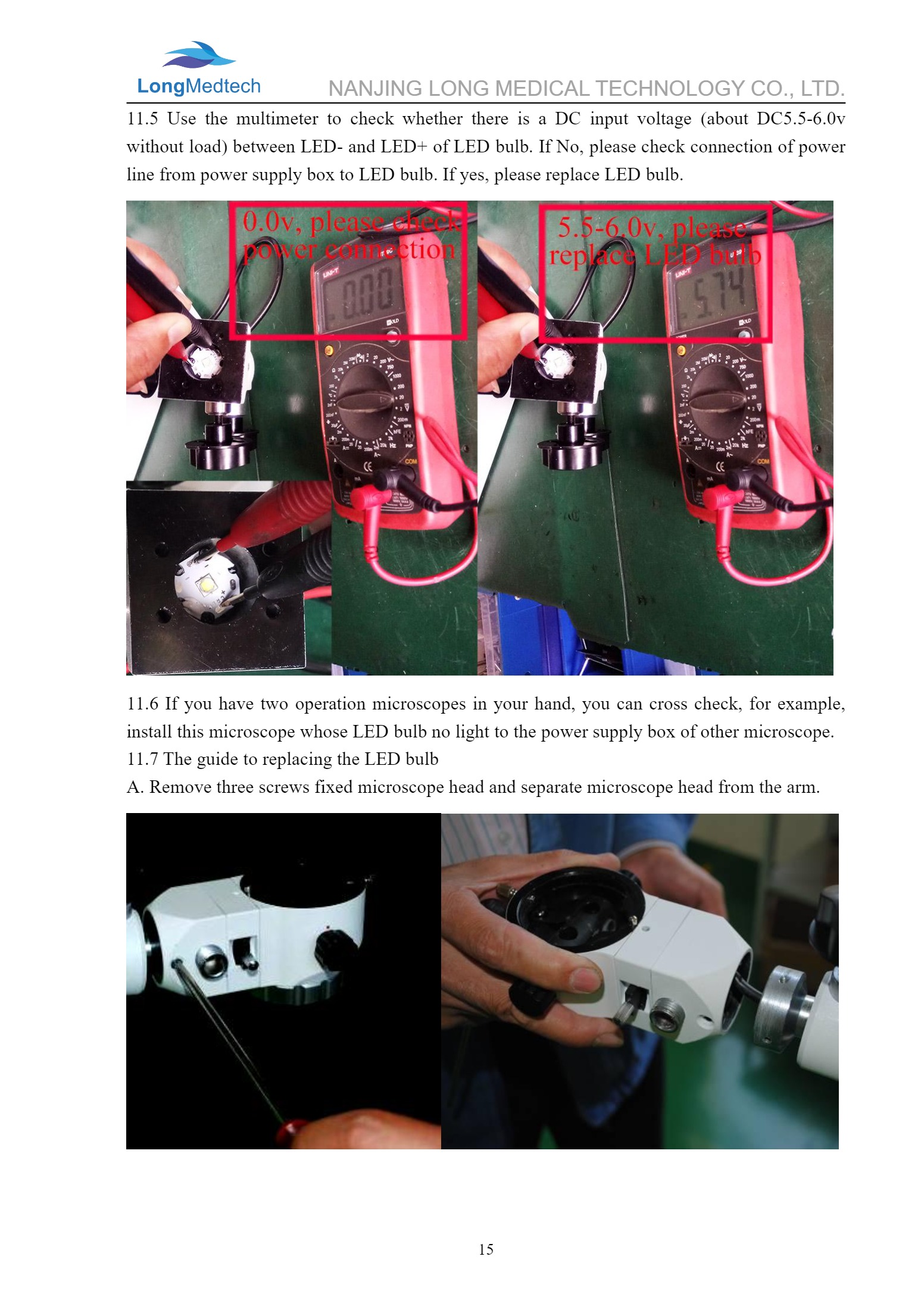 LYC120 LYC130 Operation Microscope Use Manual (1)-17