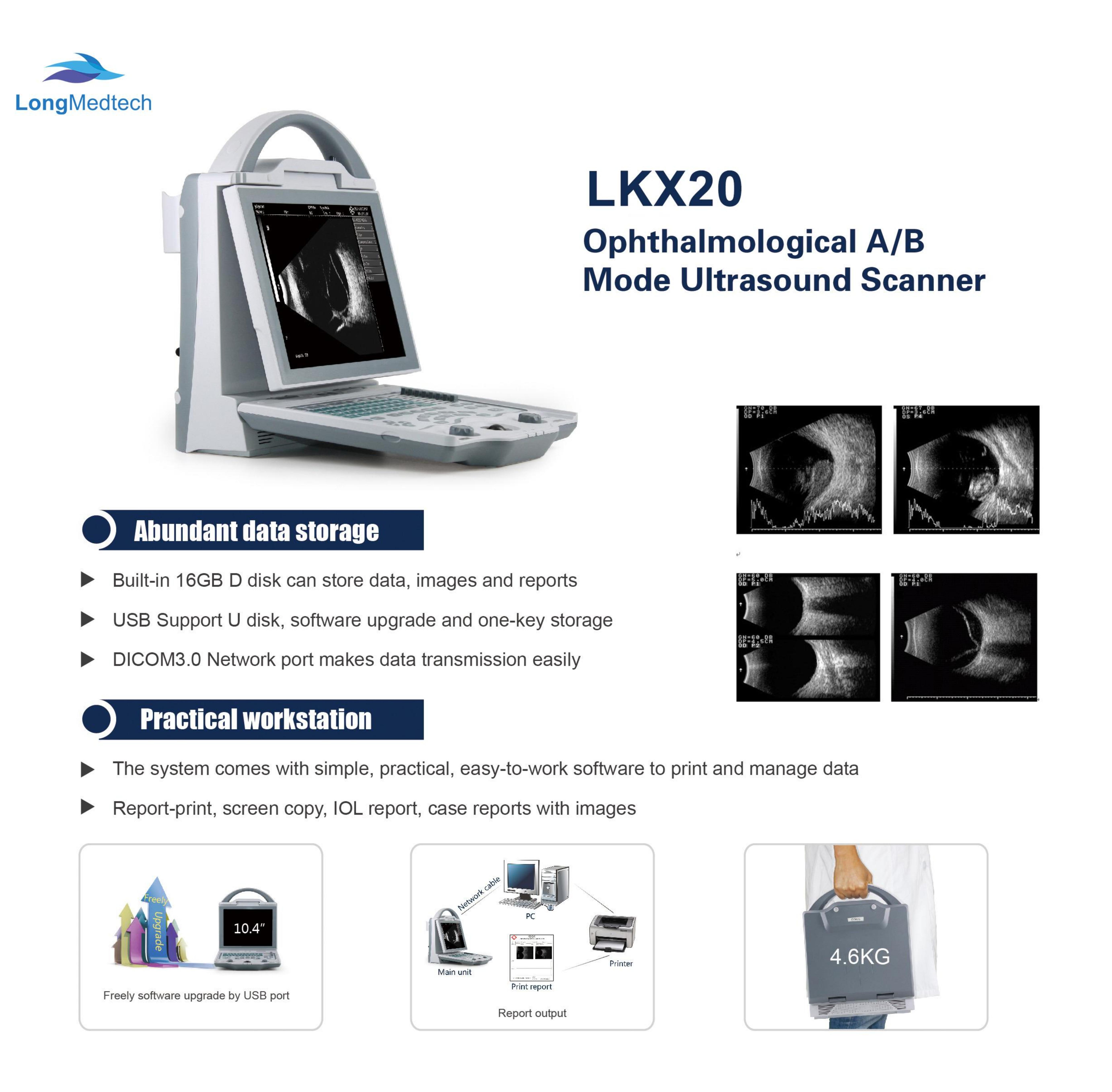 LKX20 Ophthalmological A B Mode Ultrasound Scanner-1(1)