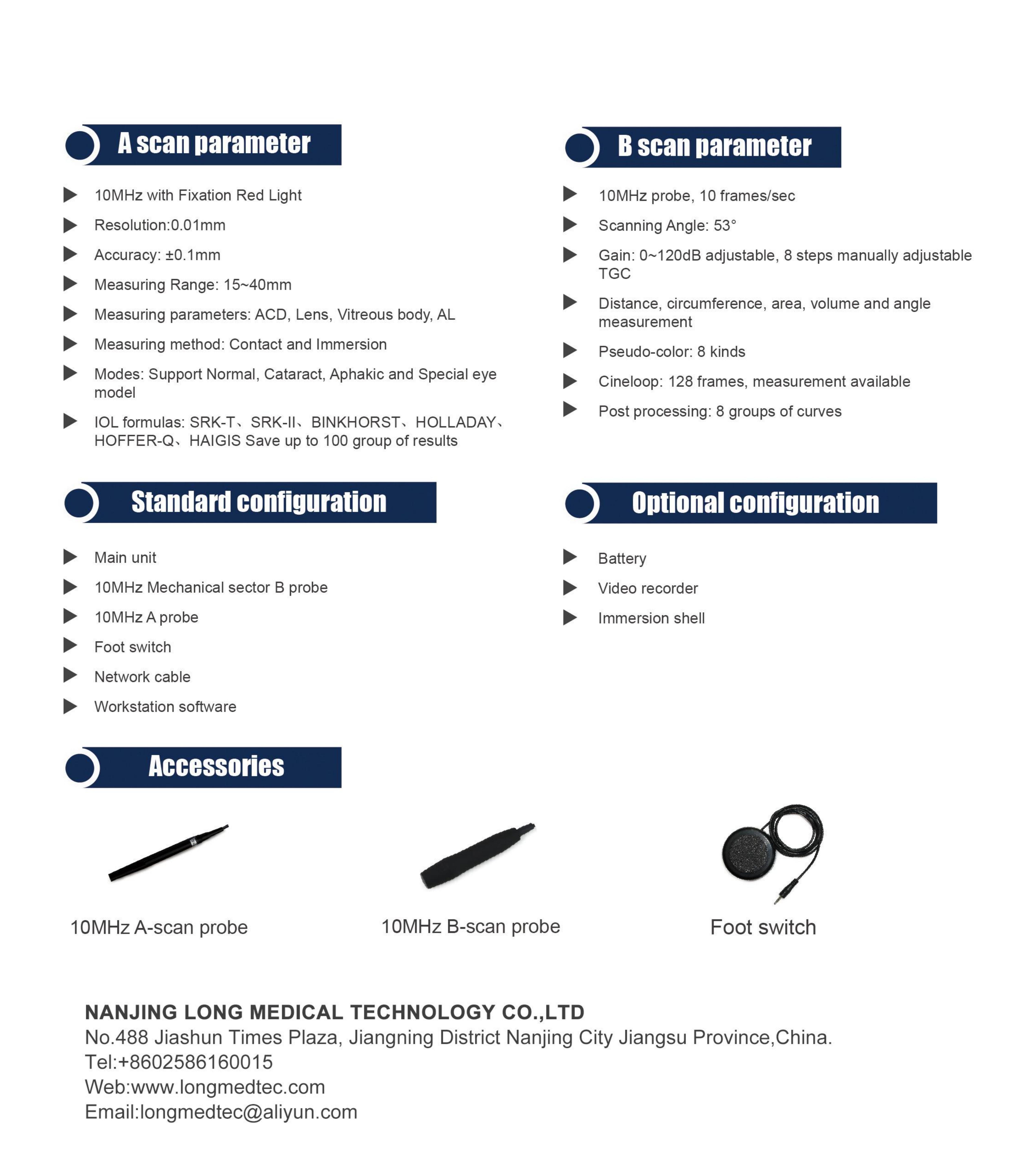 LKX20 Ophthalmological A B Mode Ultrasound Scanner-1