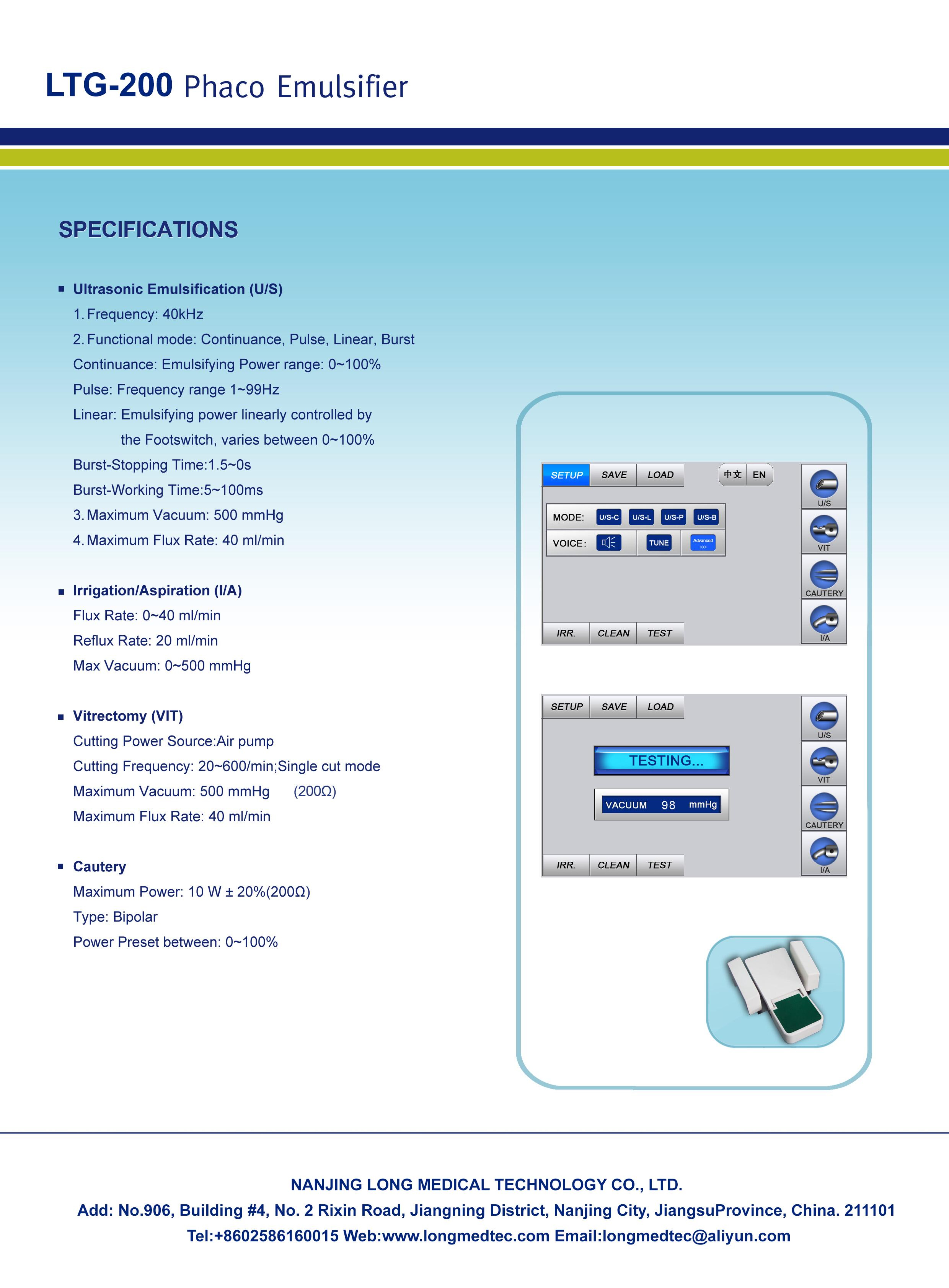 LTG-200 Phaco Emulsifier-2