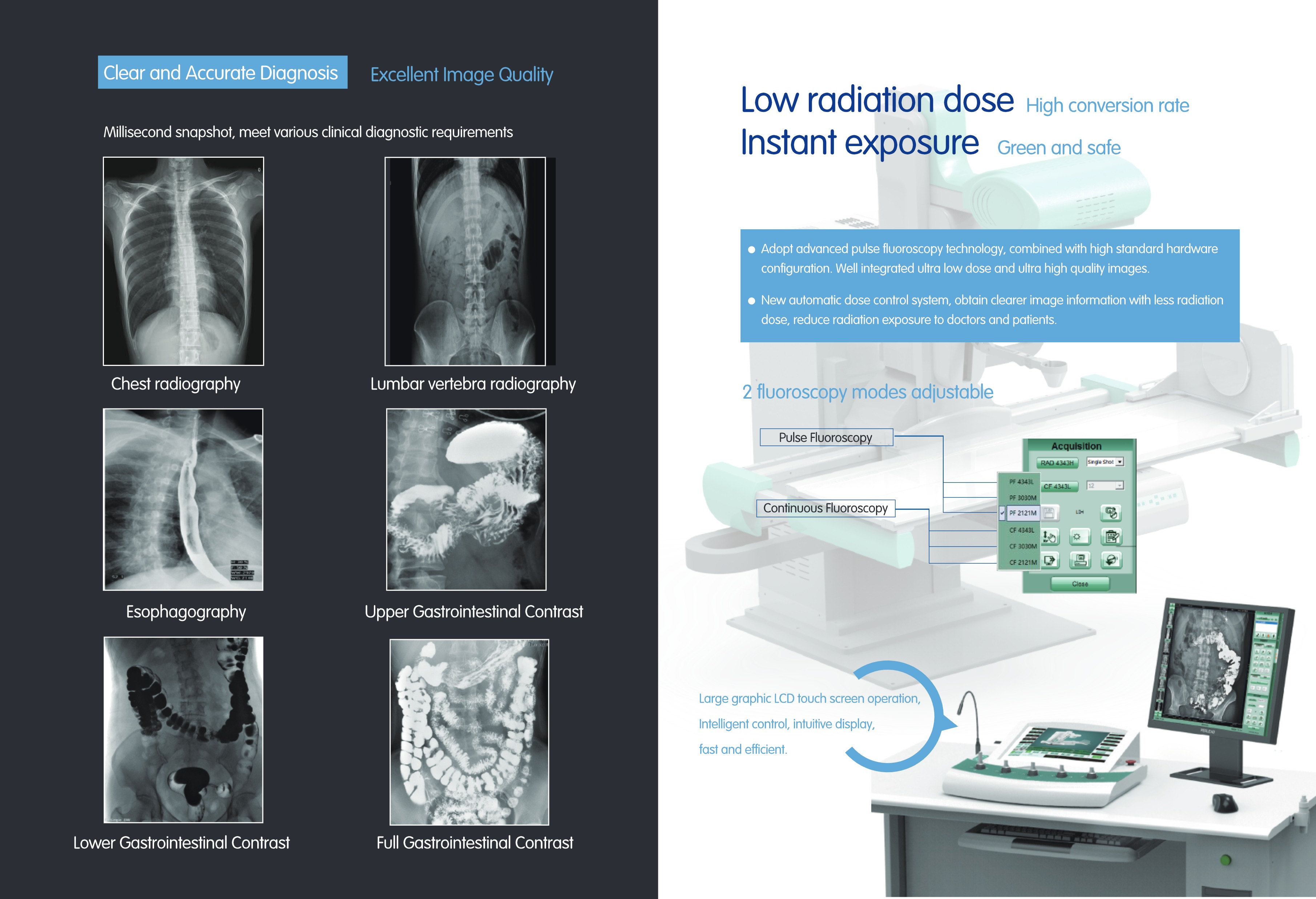 PLD9600A Dynamic FPD RF System HF Digital Radiograghy and Fluoroscopy System-2