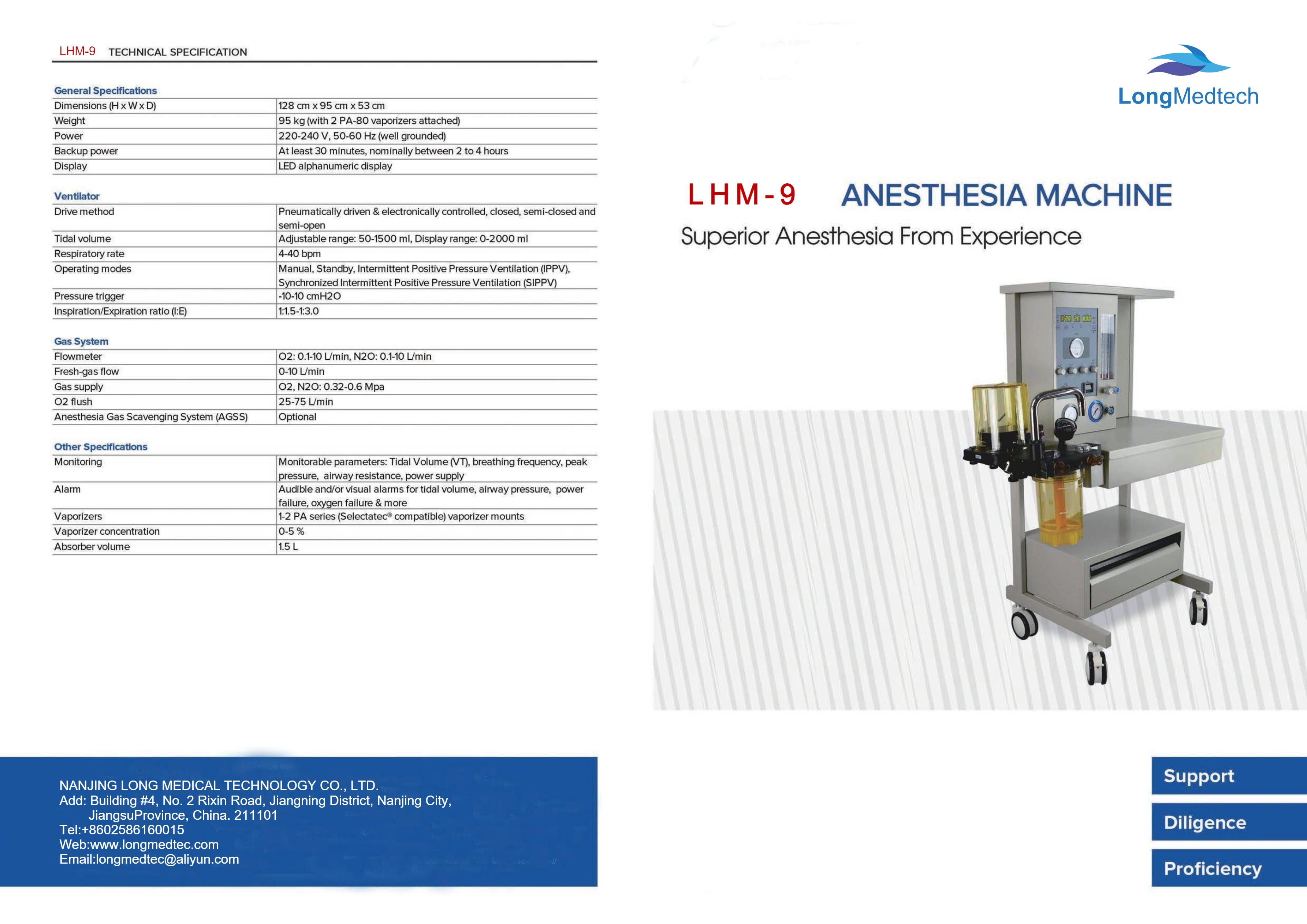 LHM-9 ANESTHESIA MACHINE(Adv,Sta)-1