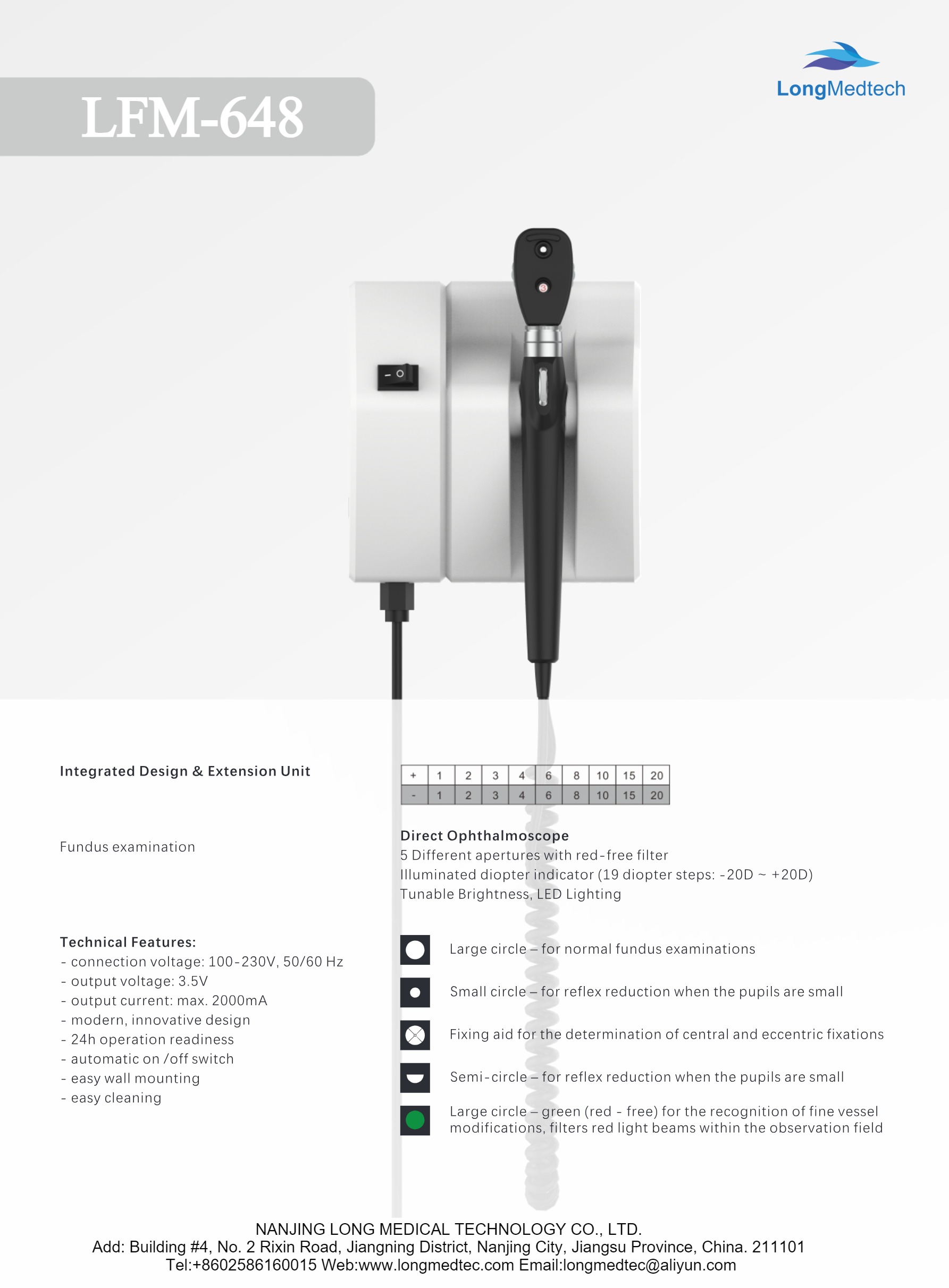 LFM-648 Direct Ophthalmoscope-1