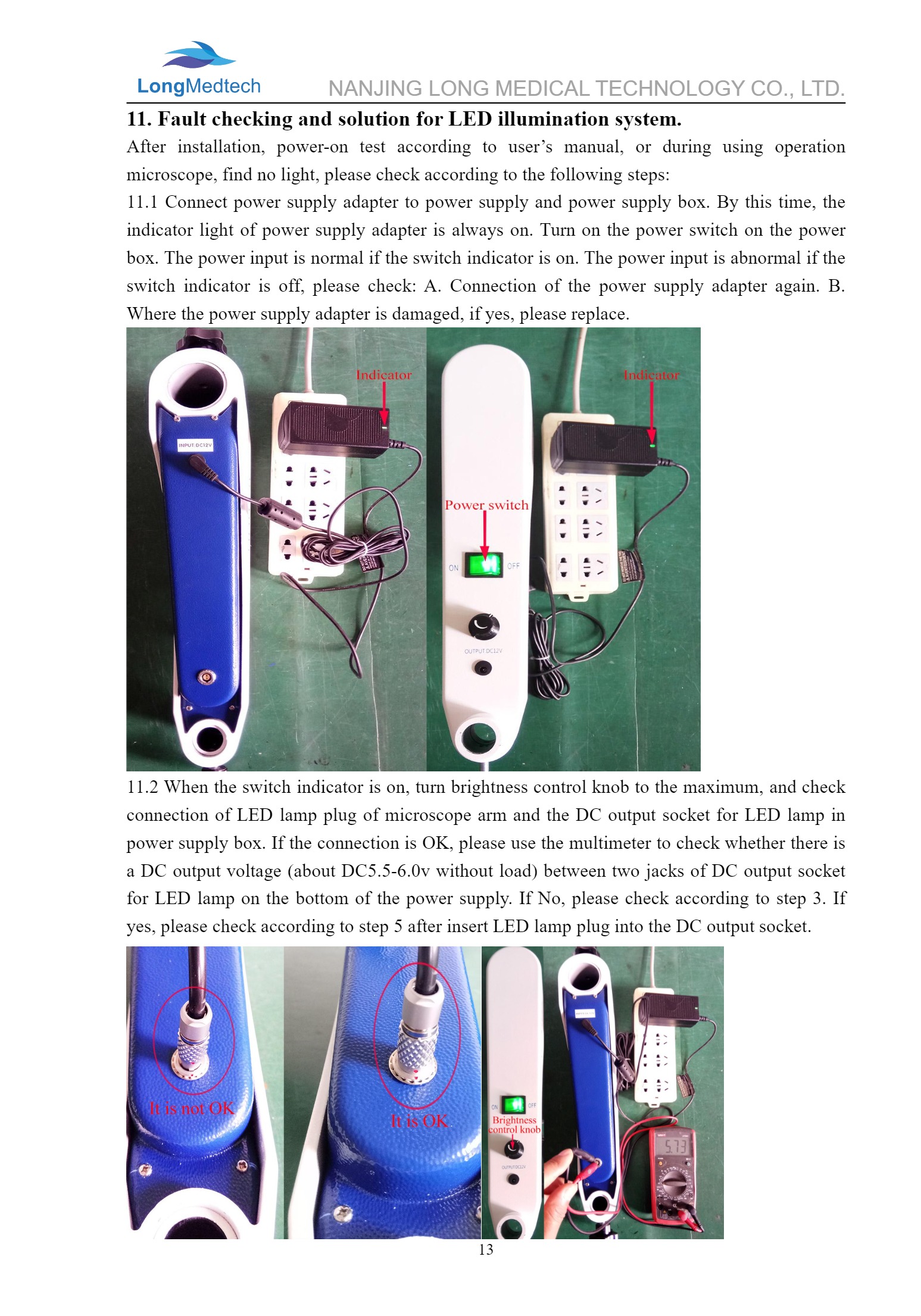 LYC120 LYC130 Operation Microscope Use Manual (1)-15