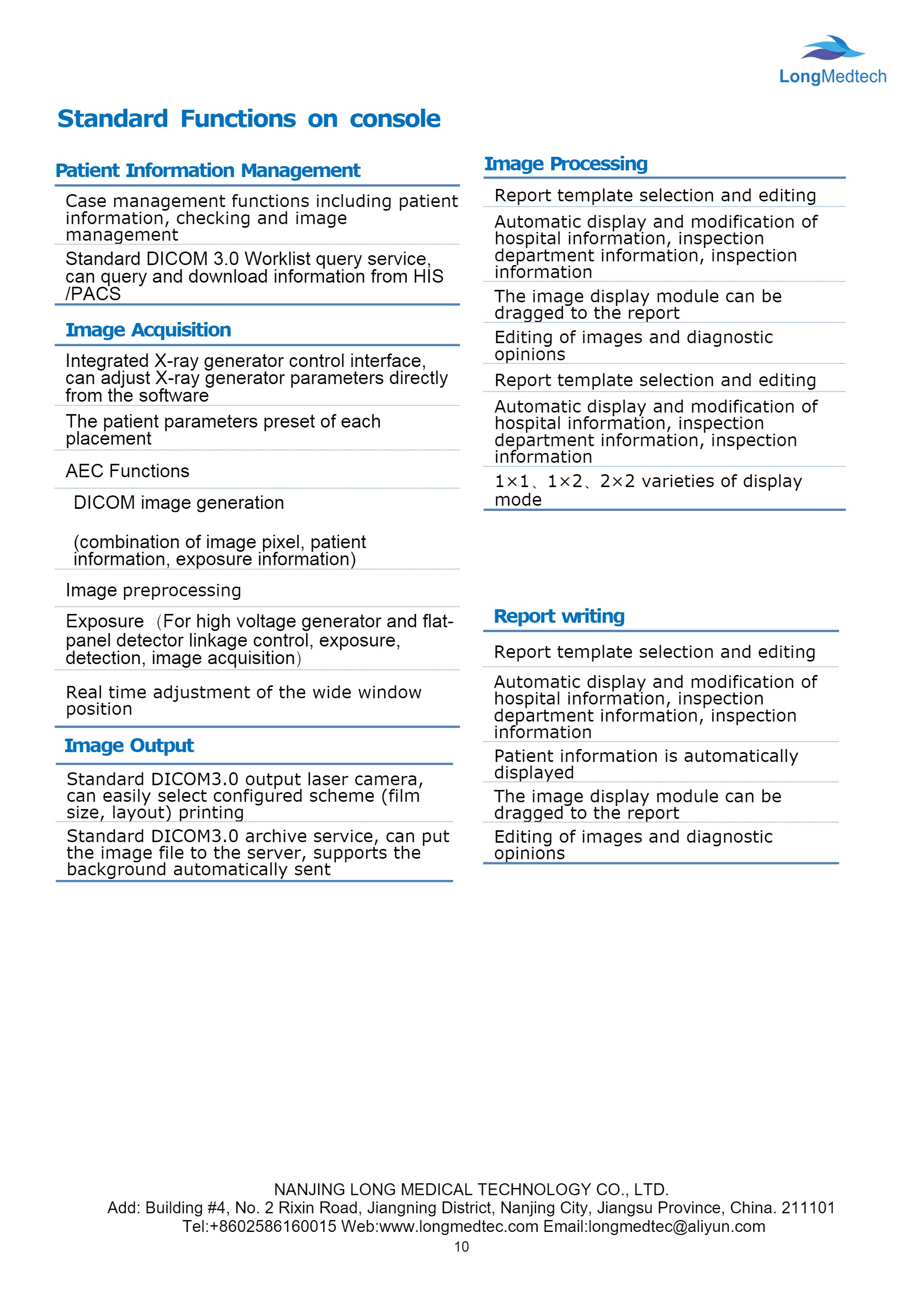 Fiche technique du produit ASR-4000E pour le syst&egrave;me de mammographie num&eacute;rique-10