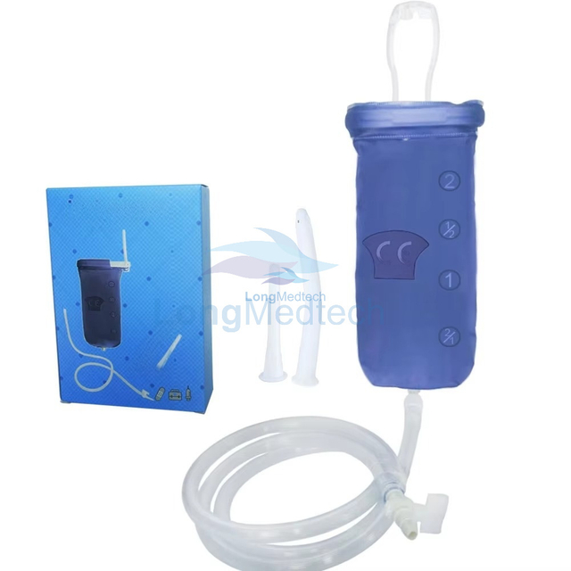 Medical Pvc Cleansing Enema Set Enema Kit Enema Bag With Cannula